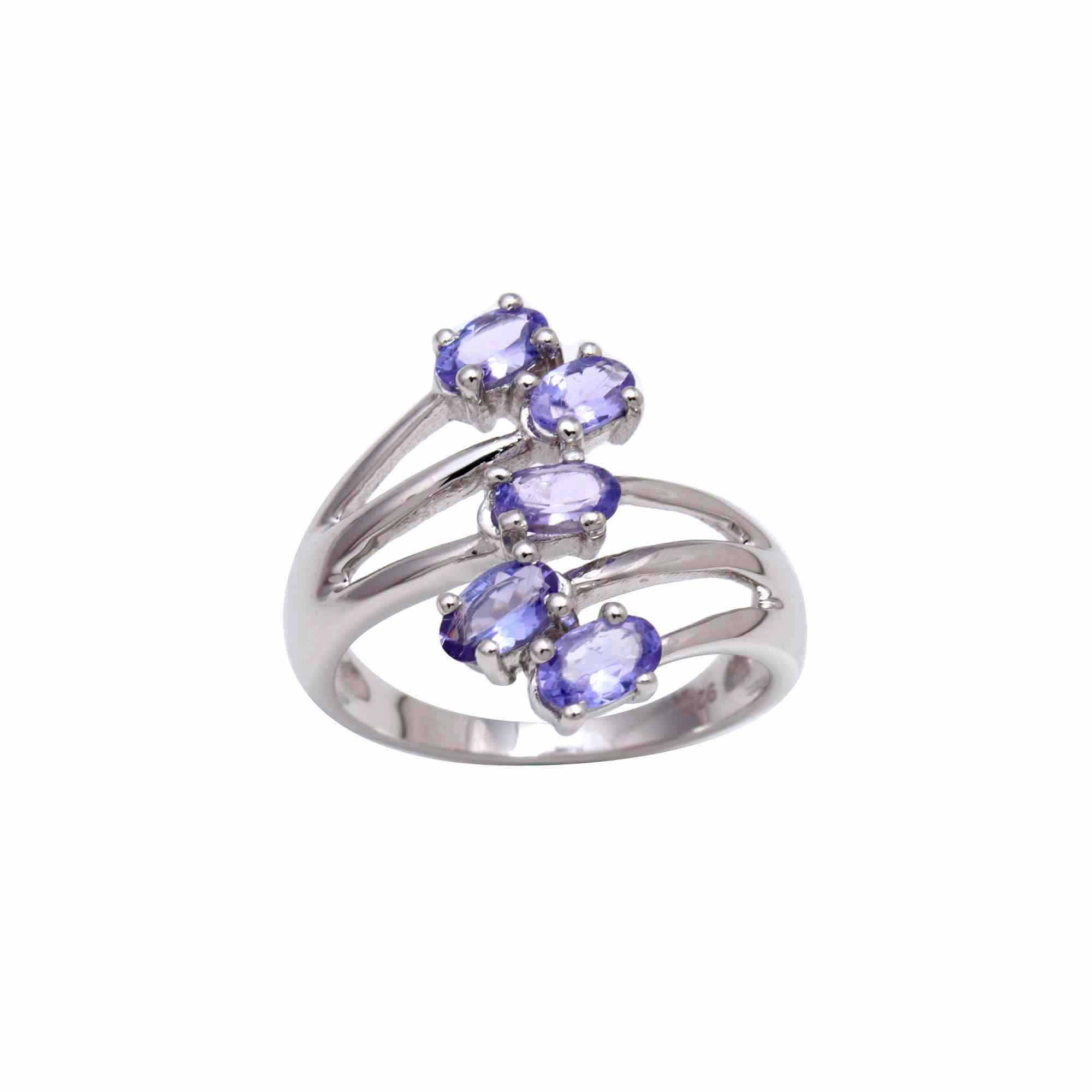 Tanzanite Split Shank Fancy Ring