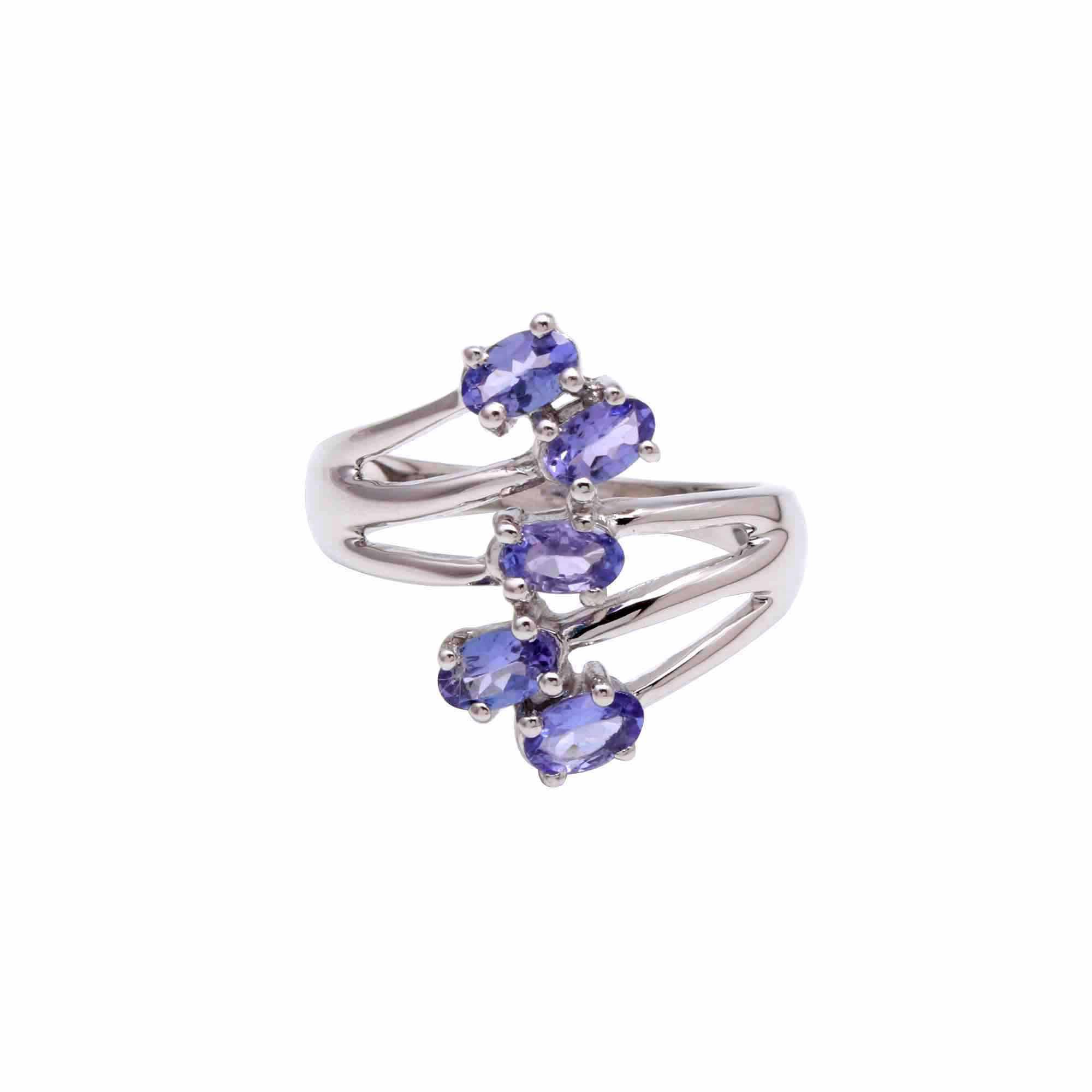 Tanzanite Split Shank Fancy Ring