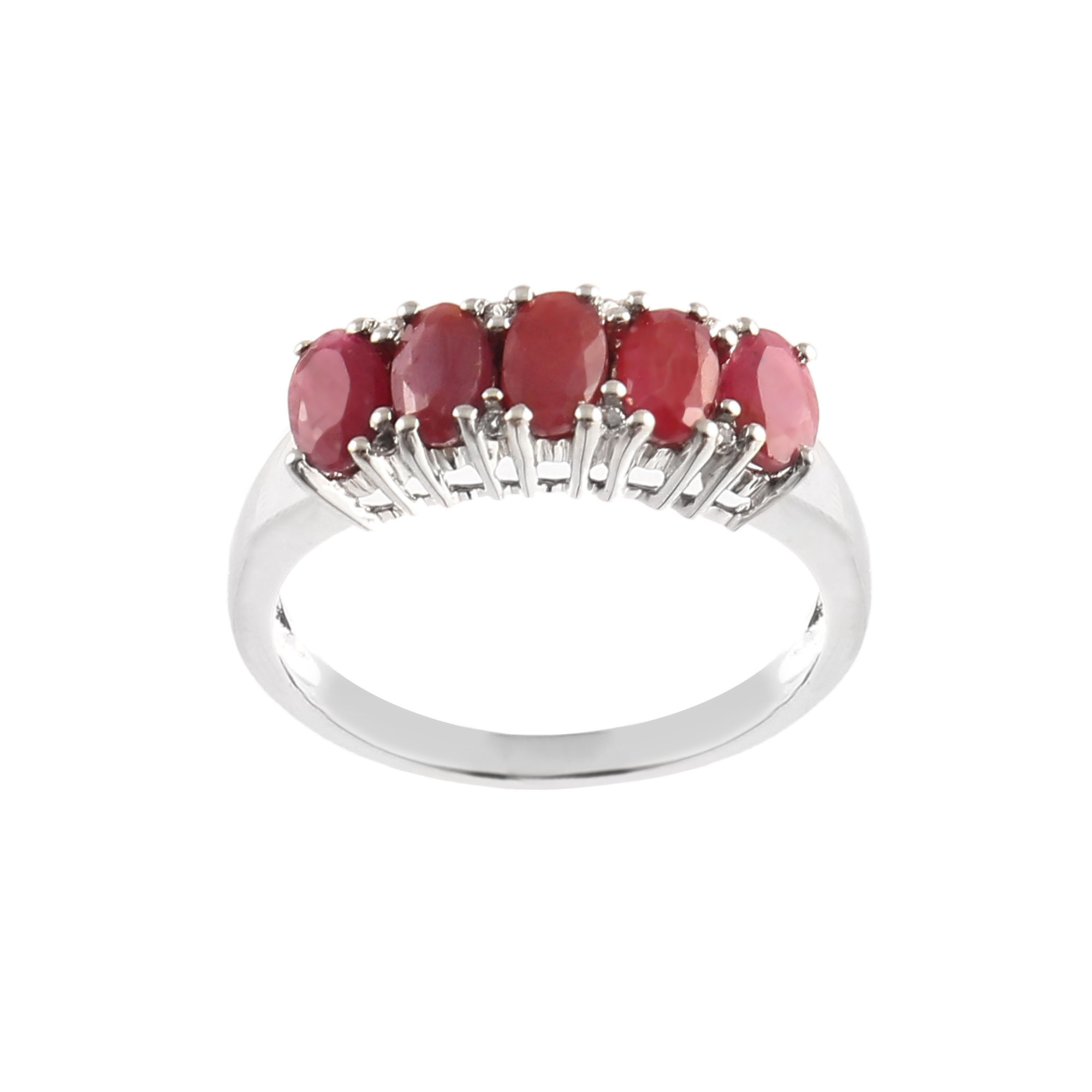 Indian Ruby Five Stone Band
