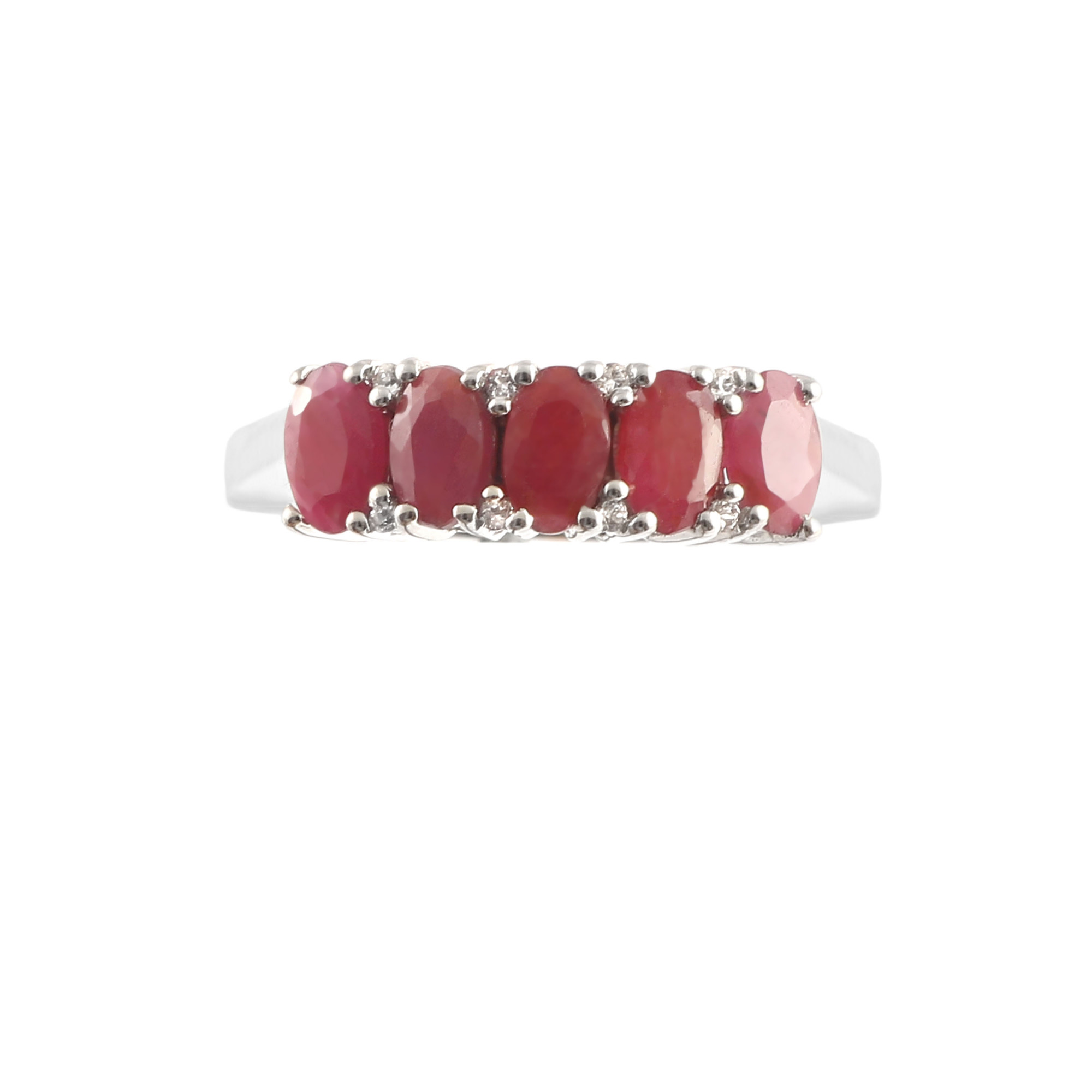 Indian Ruby Five Stone Band