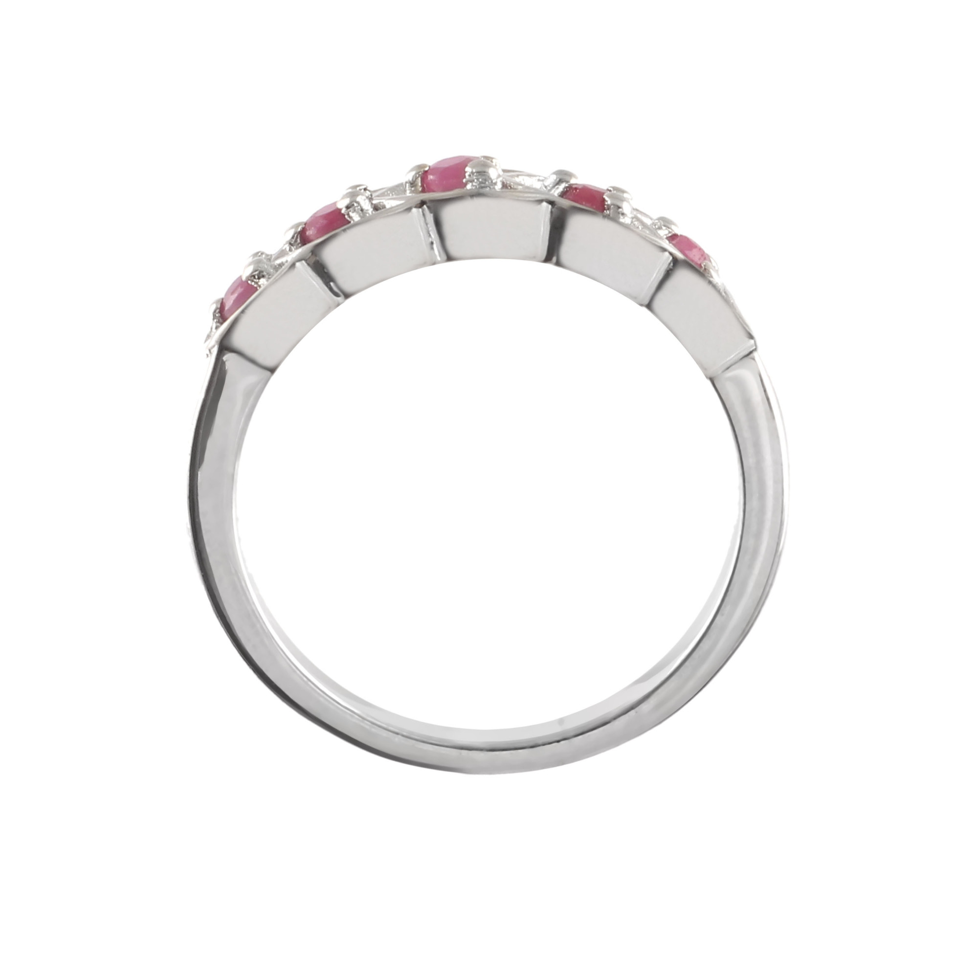 Natural Ruby Stacker Ring