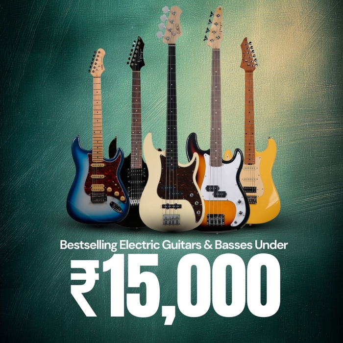 Electric Guitars &amp; Basses Under ₹15,000