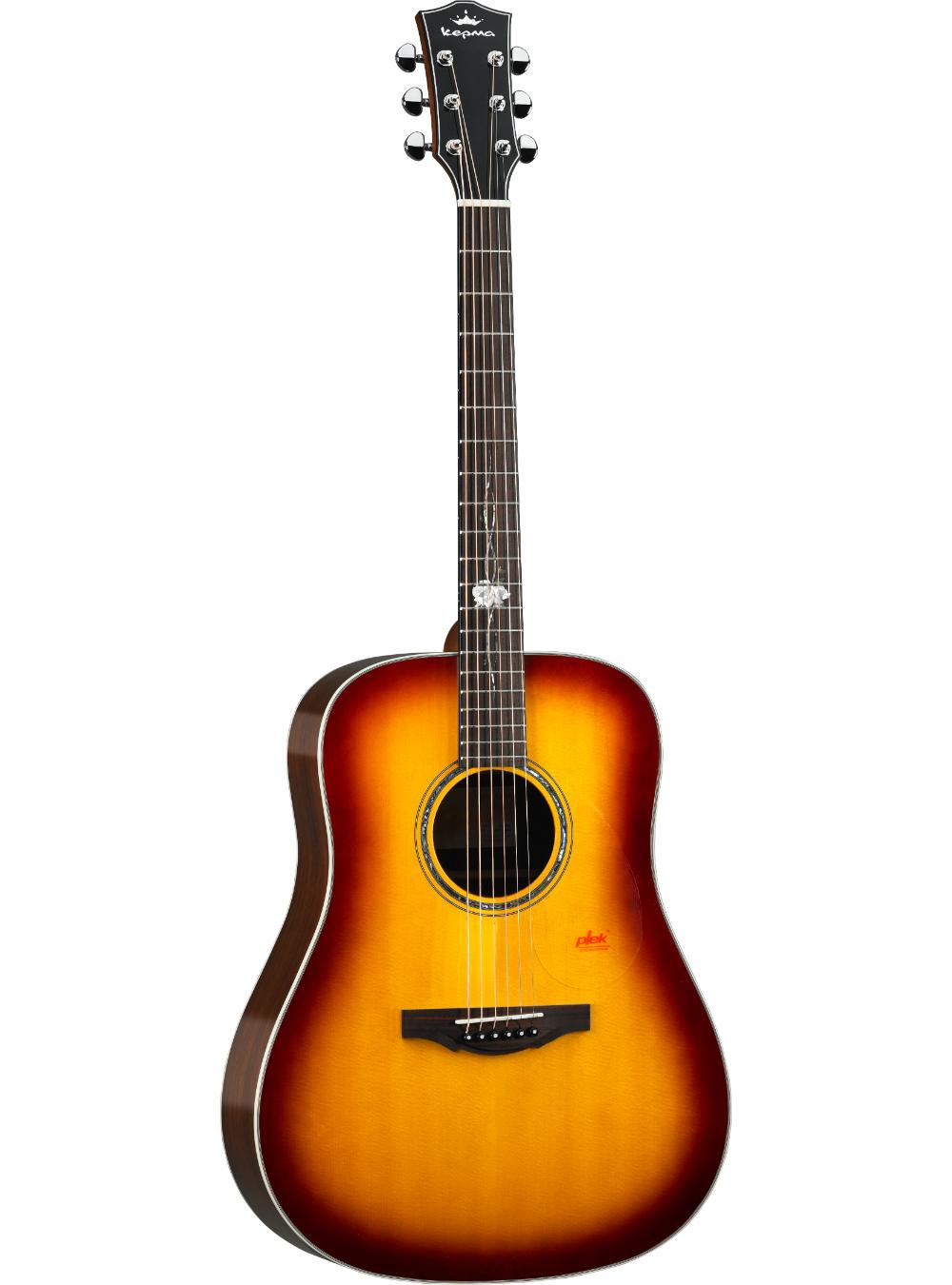 Kepma G1S D Vintage Acoustic Guitar Premium Dreadnought Solid Top Guitar