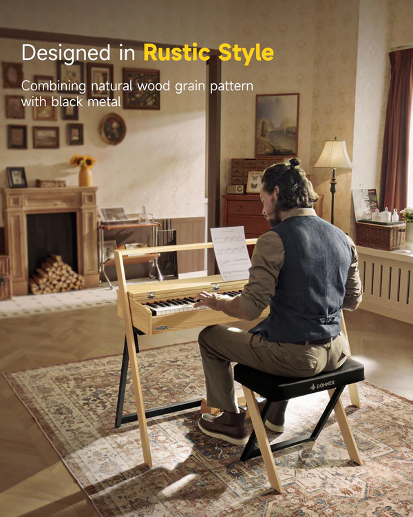 Donner OURA R300 88-Key Home Digital Piano Light Wood
