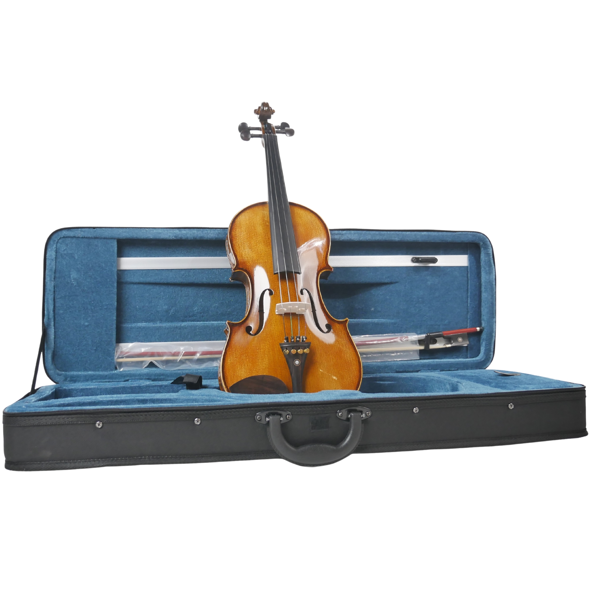 Procraft lumina Premium Handcrafted Violin Solid Spruce Maple Ebony Ember gloss