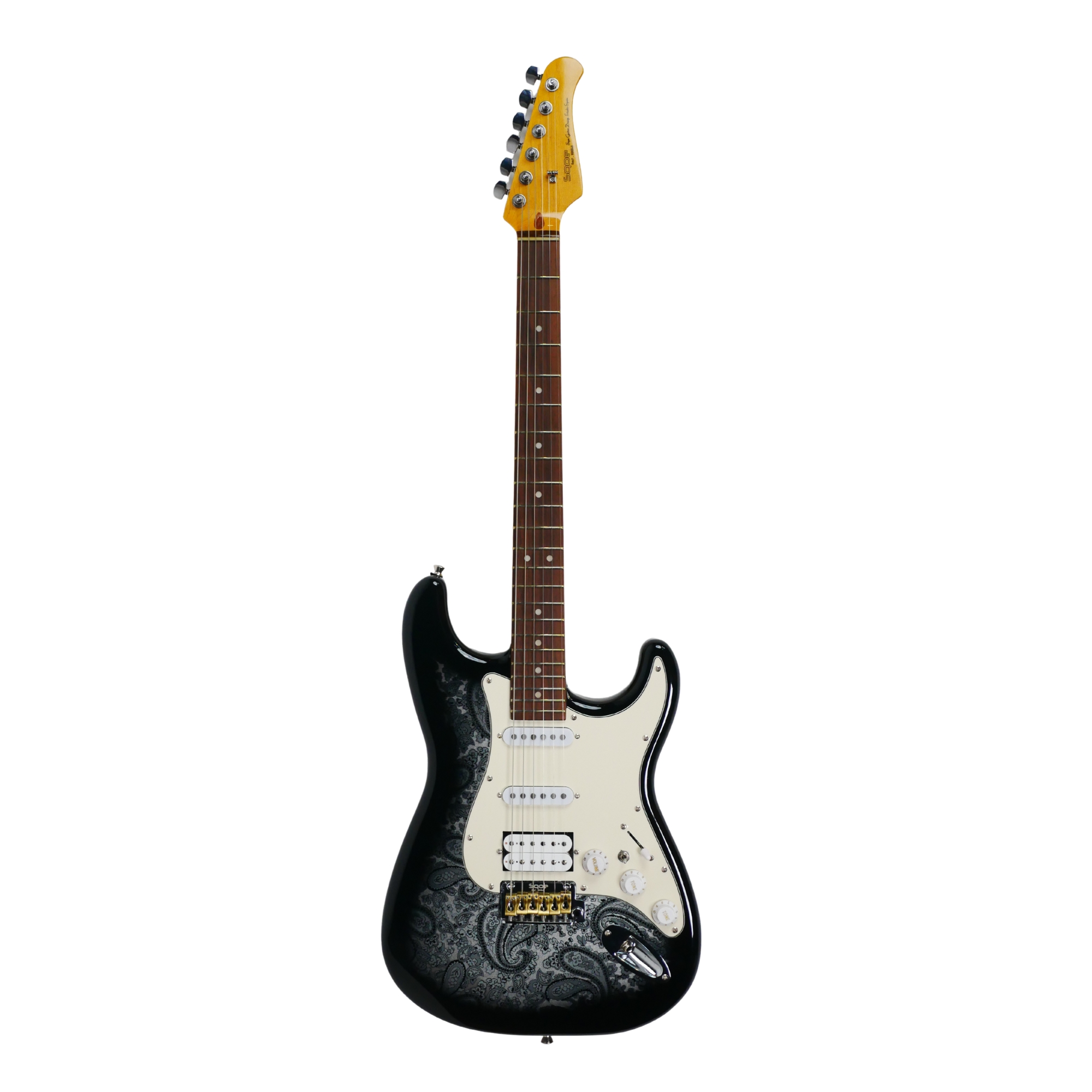 SQOE SEST1100 HSS - PAISLEY BLACK HARDCASE WITH KIT