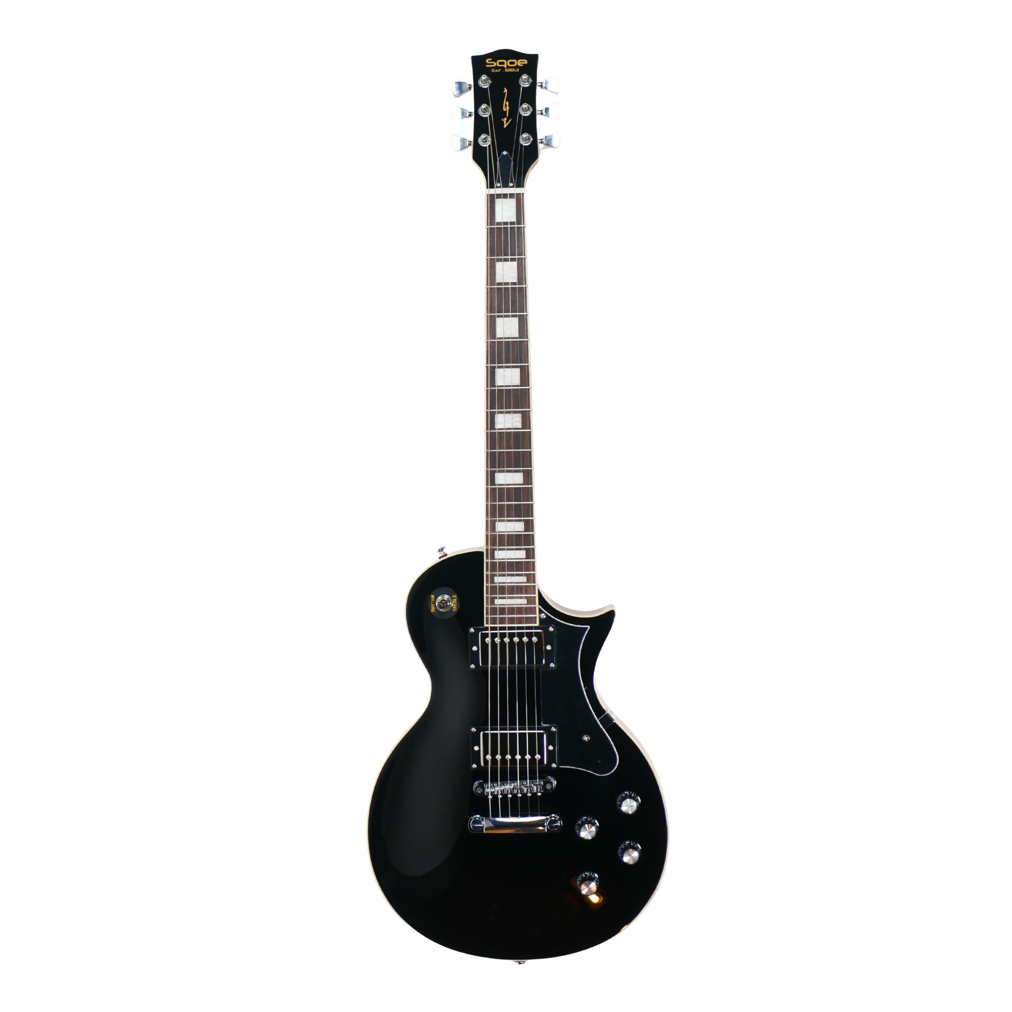 SQOE SELP110 Electric guitar Jet Black  Les Paul Style