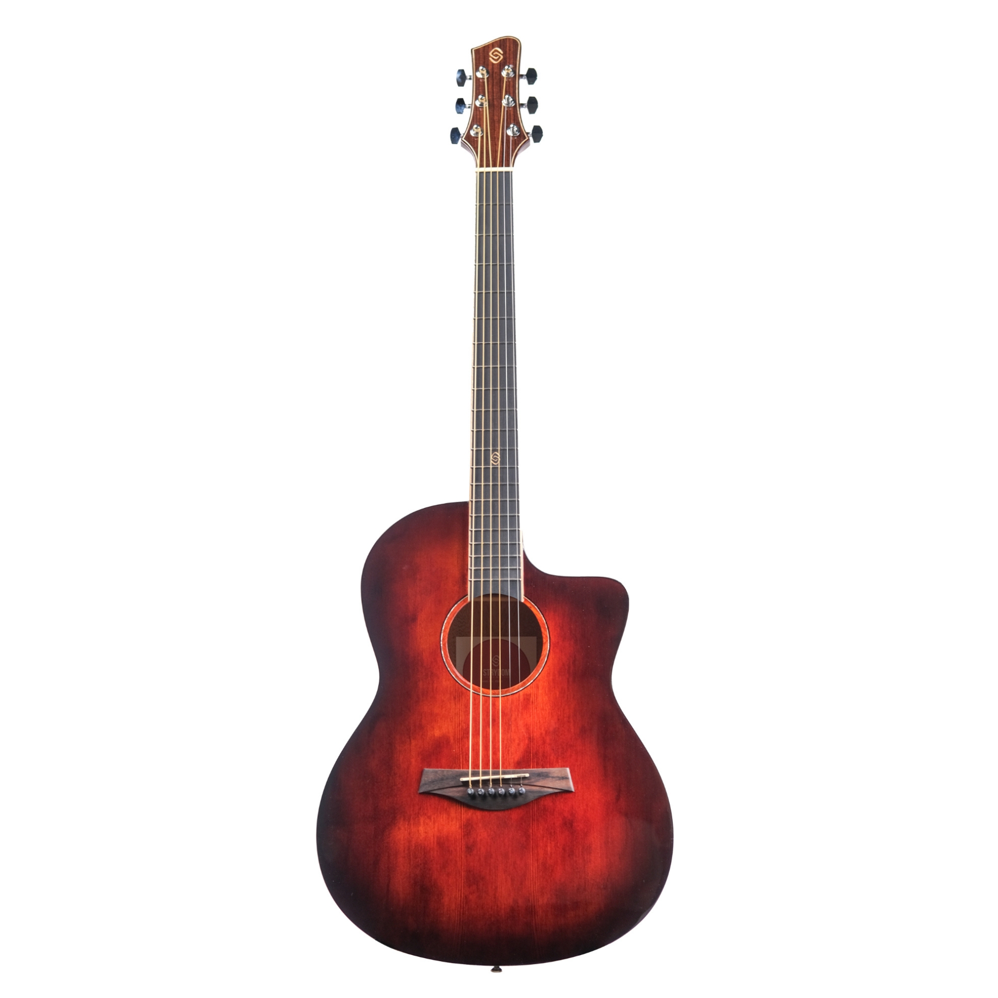 Strydom F239C 39inch Acoustic guitar Cherry red gloss
