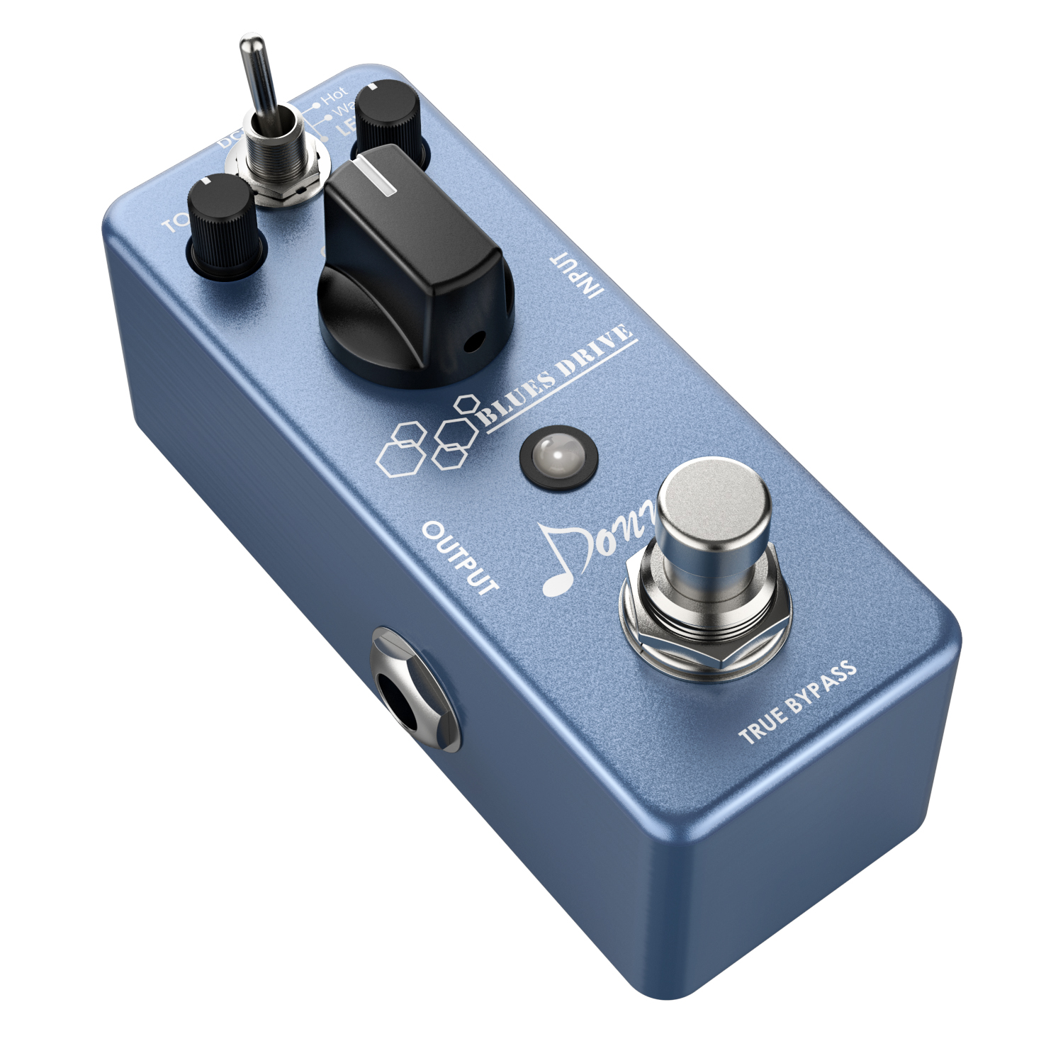 Donner Blues Drive Classical Electronic Vintage Overdrive Effect Pedal True Bypass WarmHot Modes