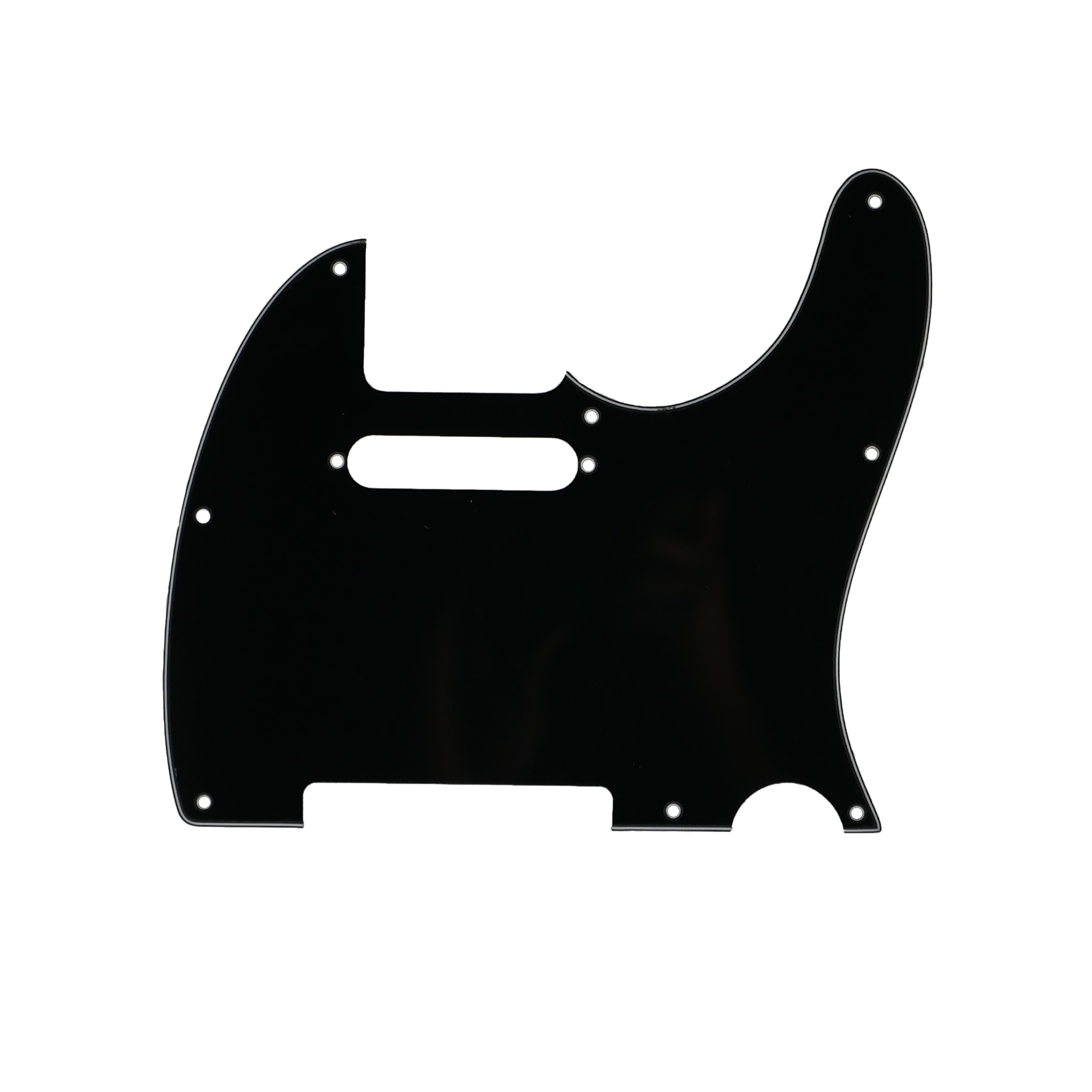 Strydom 8 hole Tele guitar pickguard Black for USAMexican made fender standard telecaster modern Style 3 ply