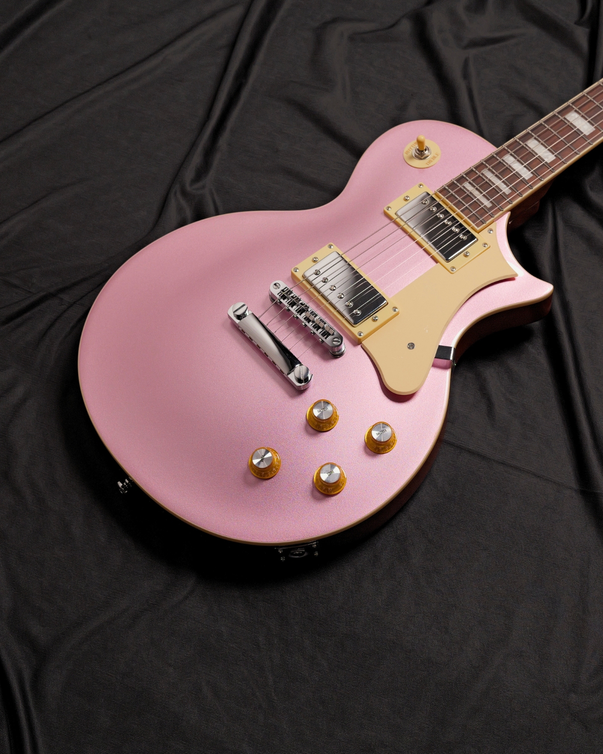 SQOE SELP110 Electric guitar Metallic pink Les Paul Style