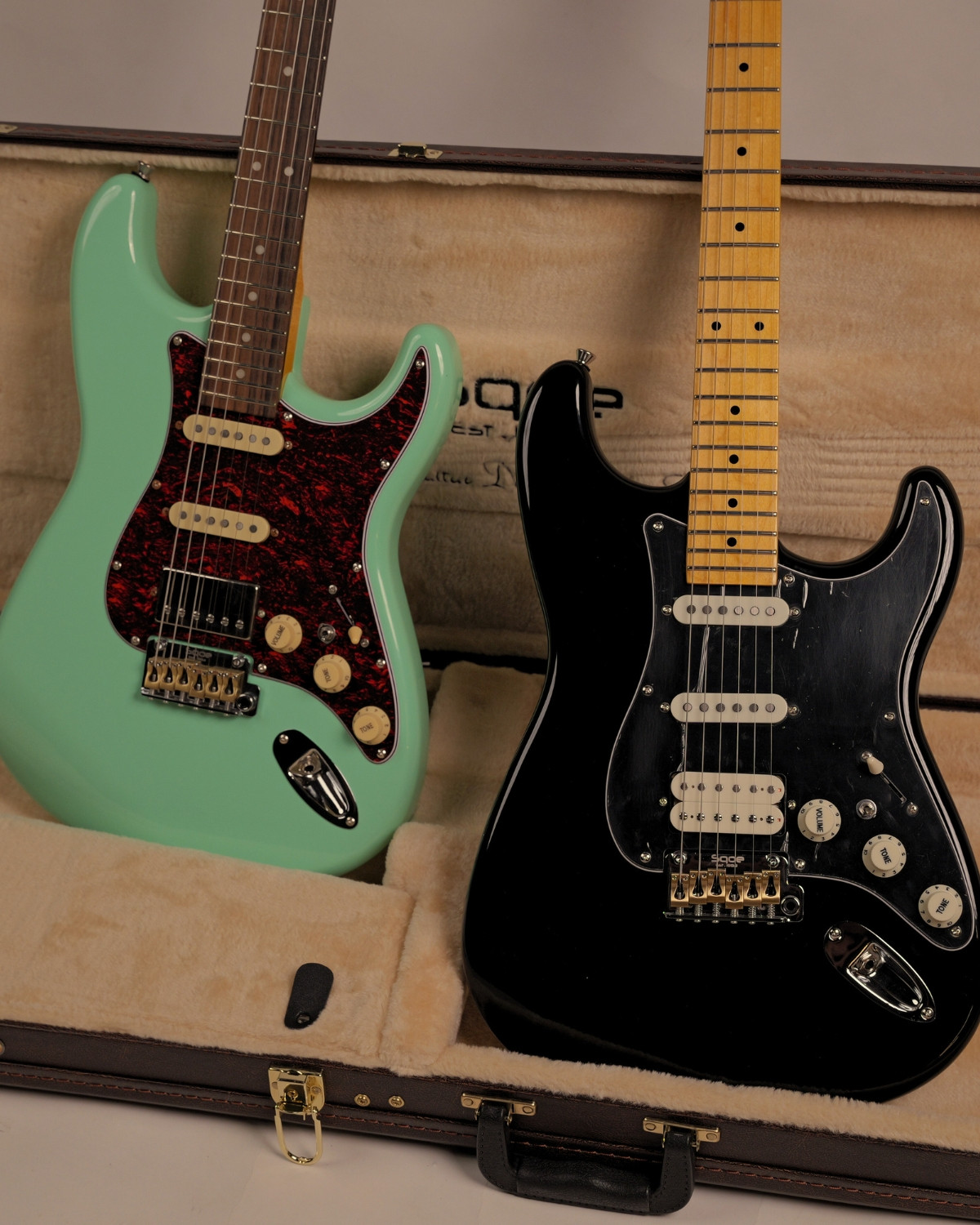 SQOE SEST1000 Surf Green HSS with hardcase