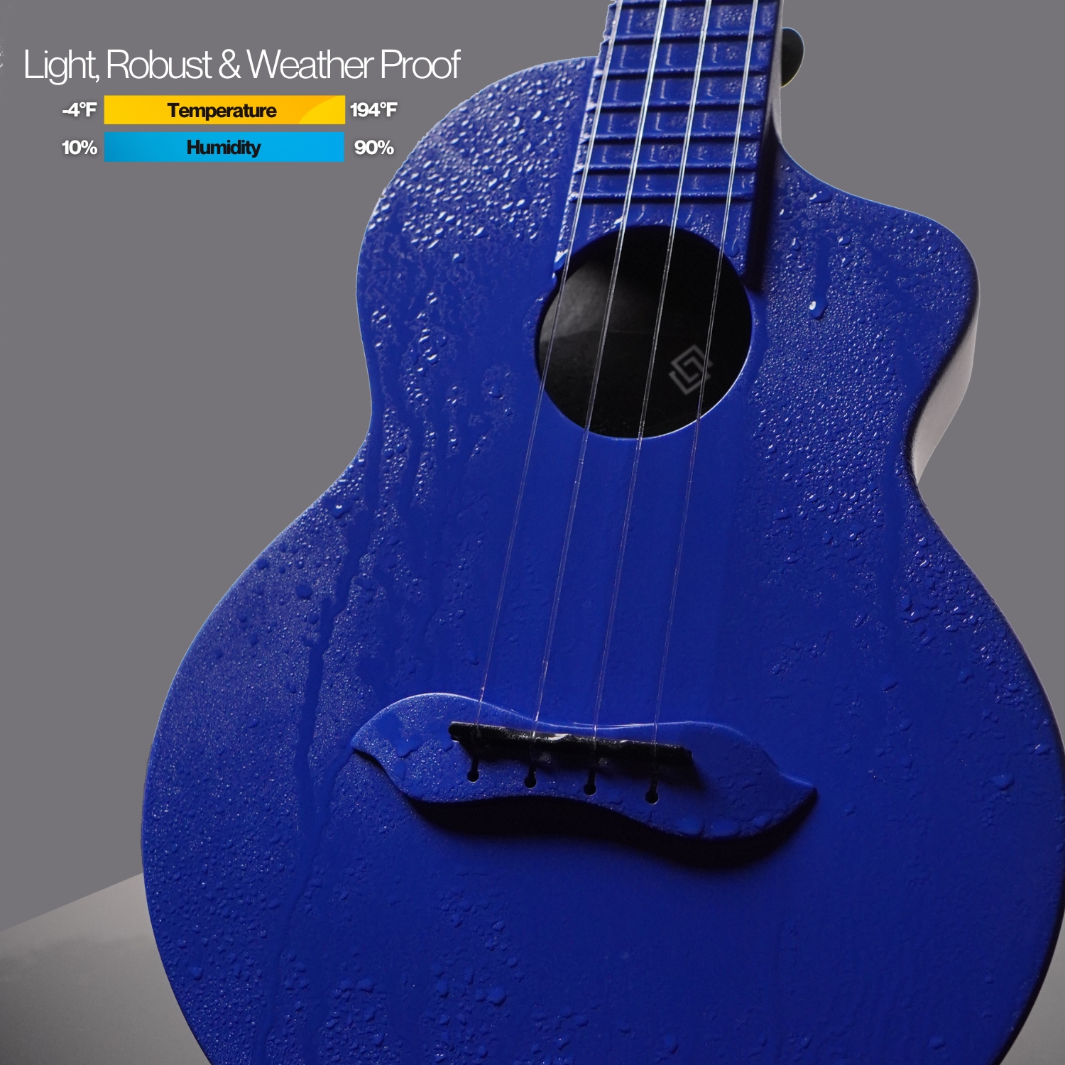 Strydom Concert BM-9C STC1 Carbon Fiber Travel Ukulele- Royale