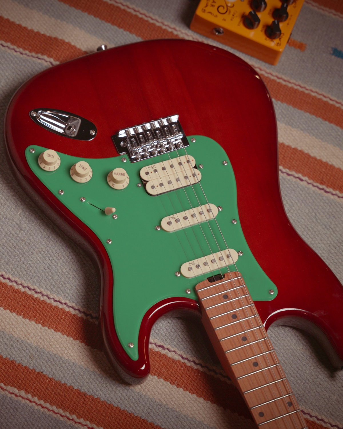 Strydom ST30M Moss Wood  HSS  Push-Pull Coil Split