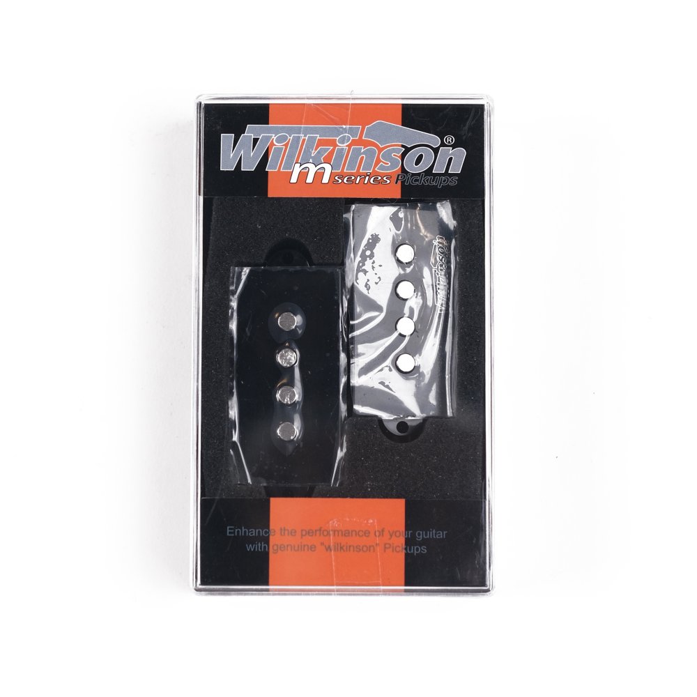 Wilkinson M-series WOPB Variable Gauss Alnico 5 Precision Bass Element Humbucker Pickups Vintage Toon Set voor 4-snarige P-stijl Basgitaar, Zwart Wilkinson M-series WOPB Variable Gauss Alnico 5 Precision Bass Element Humbucker Pickups Vintage Toon Set voor 4-snarige P-stijl Basgitaar, Zwart