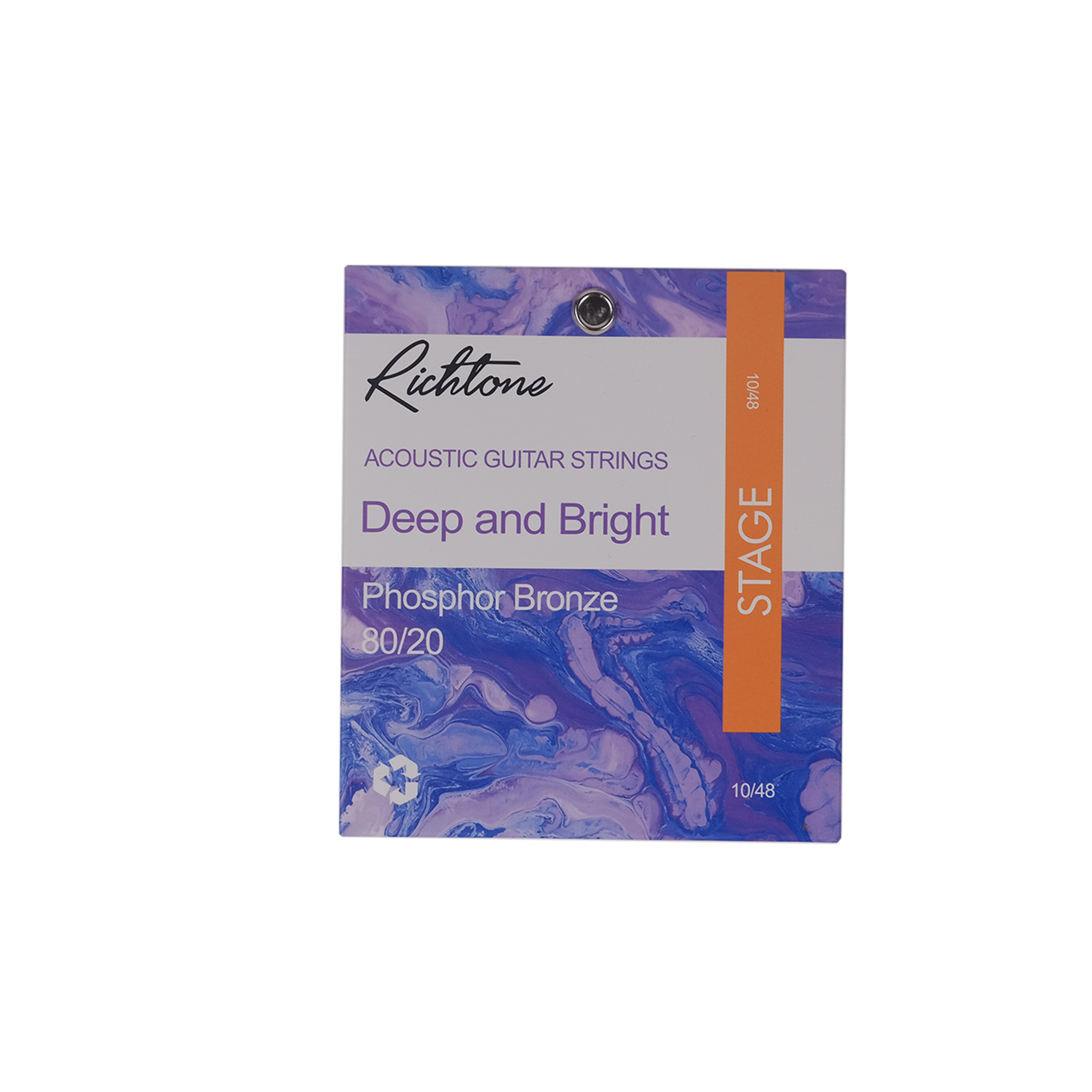 Acoustic guitar strings 10 gauge Stage series