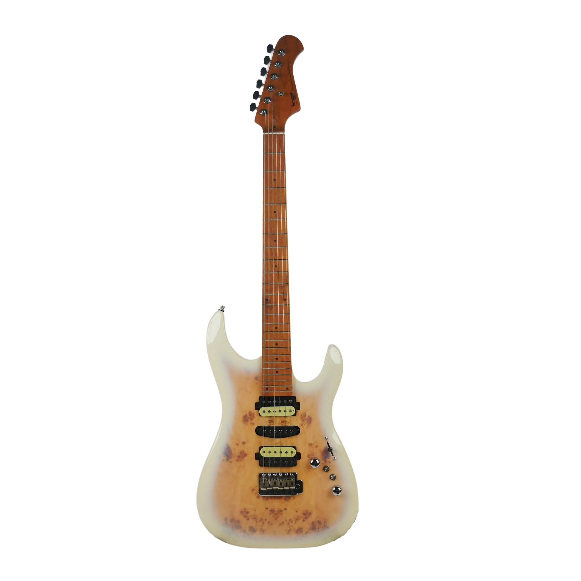 SQOE SEIB550 Ivory whisper white HSH Super Strat series