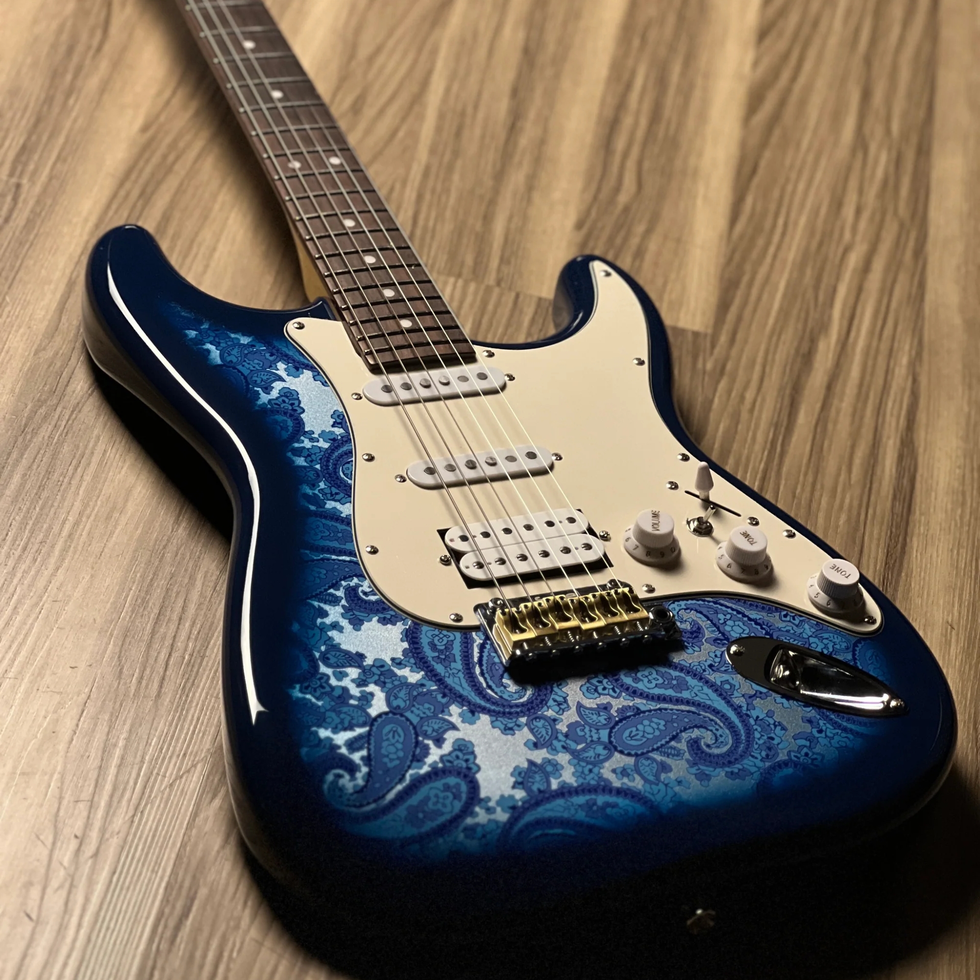 SQOE SEST1100 HSS - PAISLEY BLUE HARDCASE WITH KIT