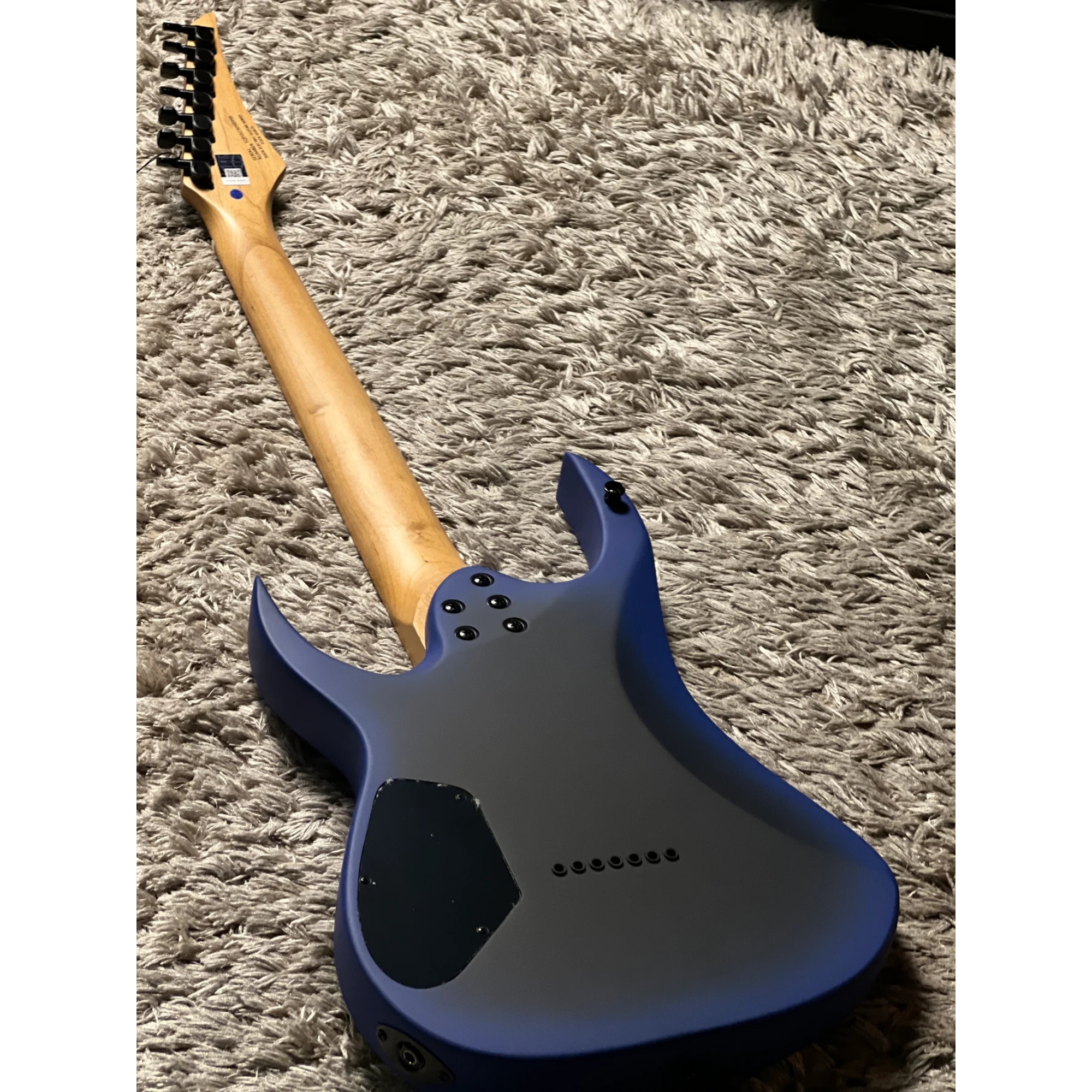 SQOE SEIB7S Cosmic wave blue HH Super Strat