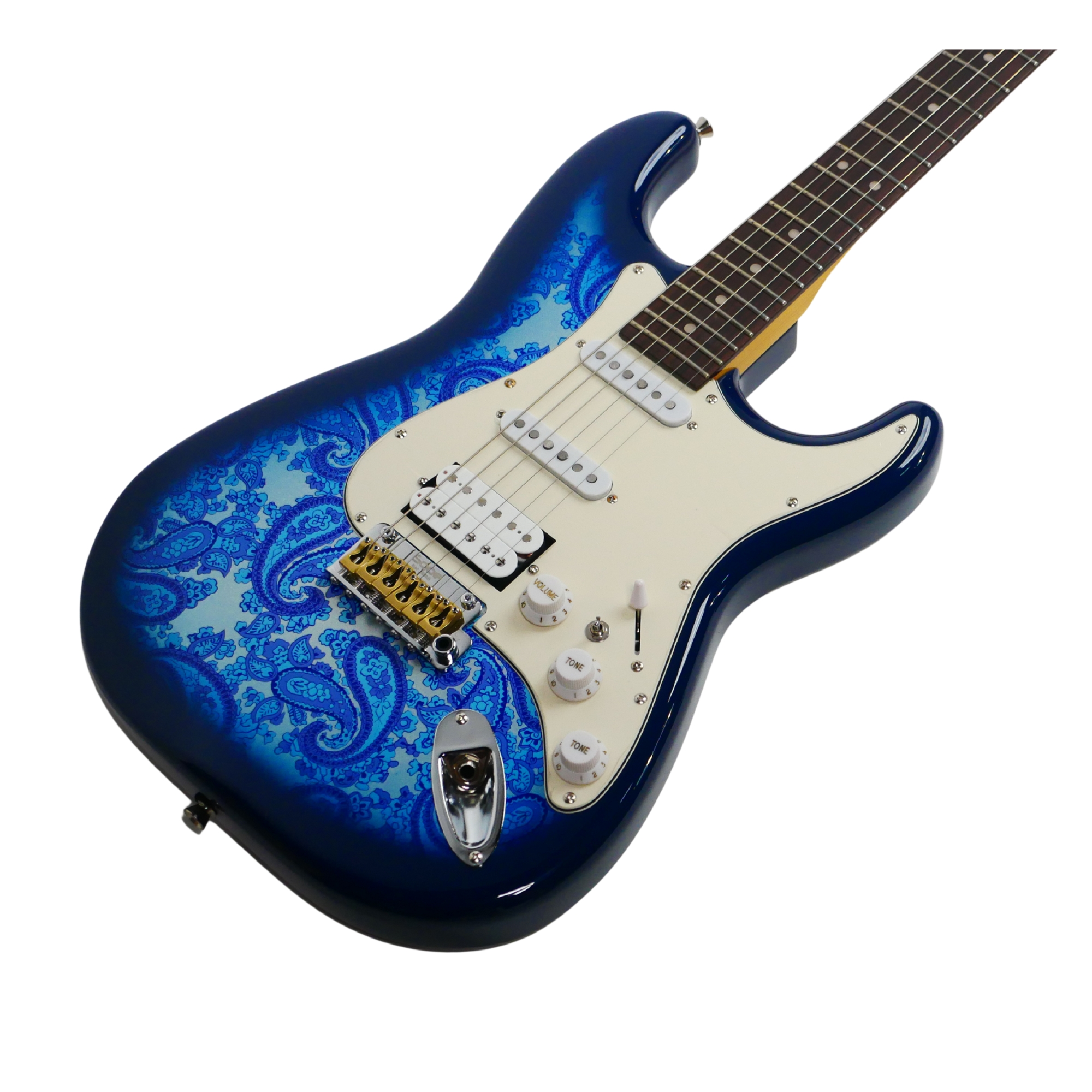 SQOE SEST1100 HSS - PAISLEY BLUE HARDCASE WITH KIT