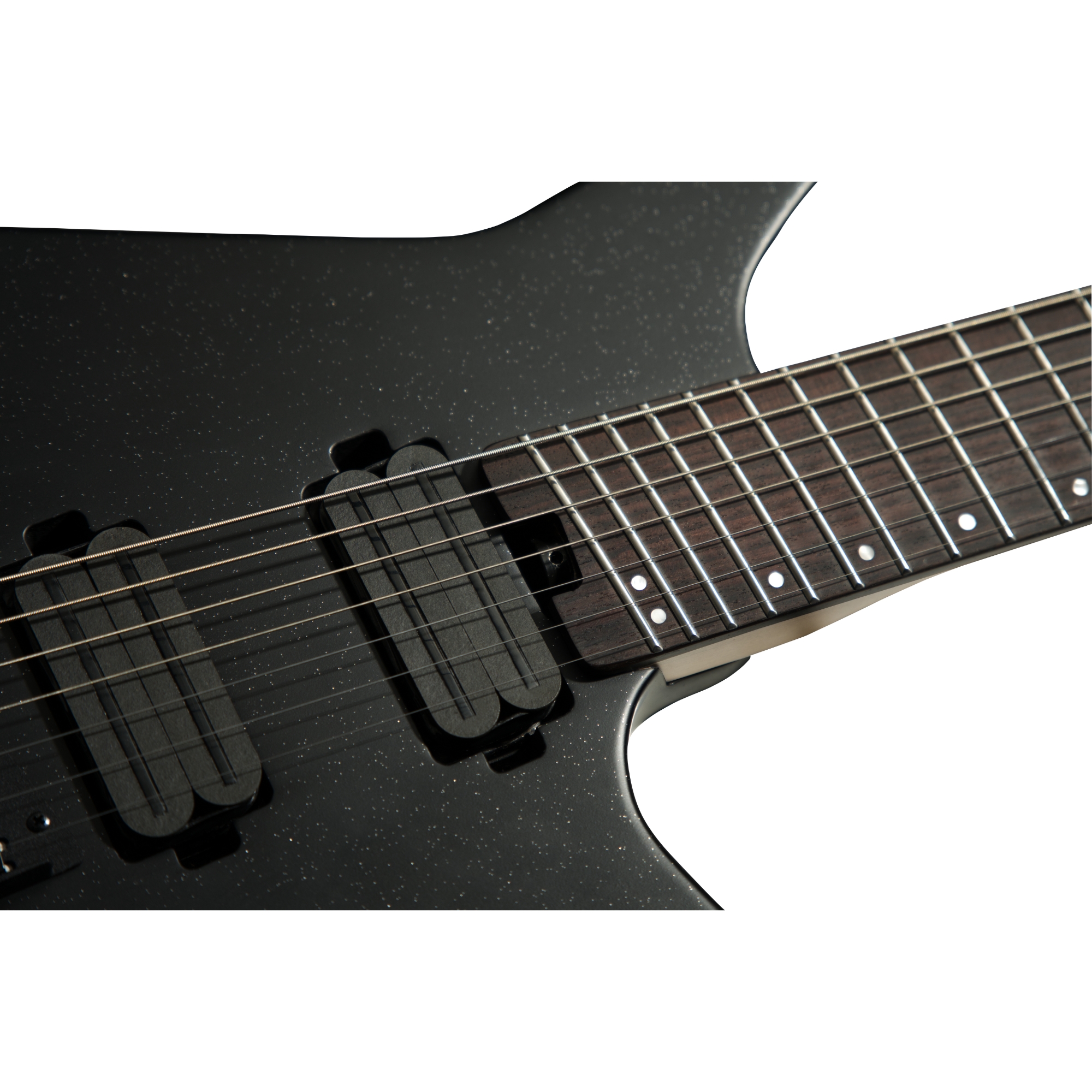 HEX Z507GB  GALAXY BLACK Z SERIES - 7 STRING STAINLESS STEEL FRETS