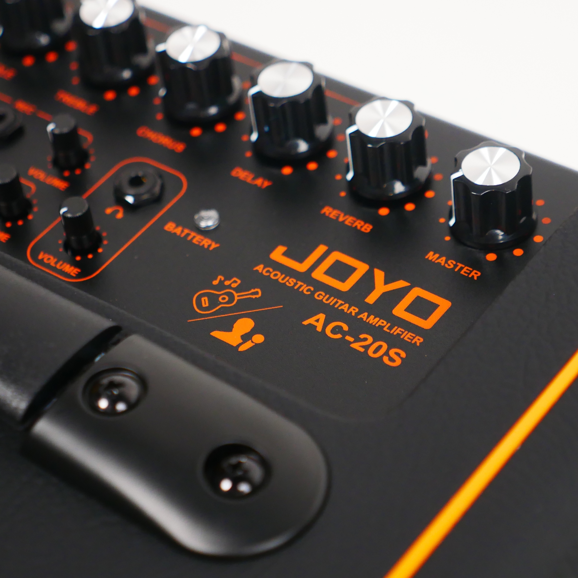 JOYO 20W AC20S Guitar Amp for Acoustic Guitar Built-in Bluetooth and Battery with Reverb Chorus Delay Effect for Practicing and Outdoors