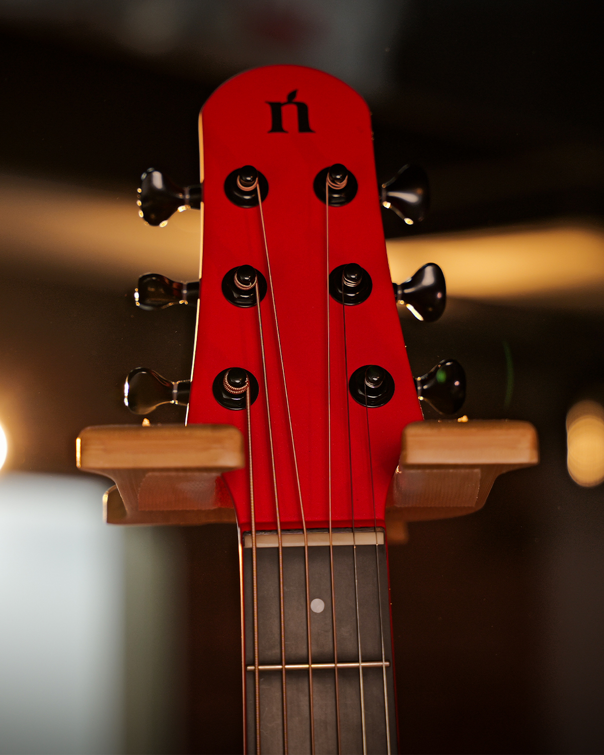 Natasha Asteroid NSX Carbon Fibre Acoustic Guitar with Smart Pickup Imperial red