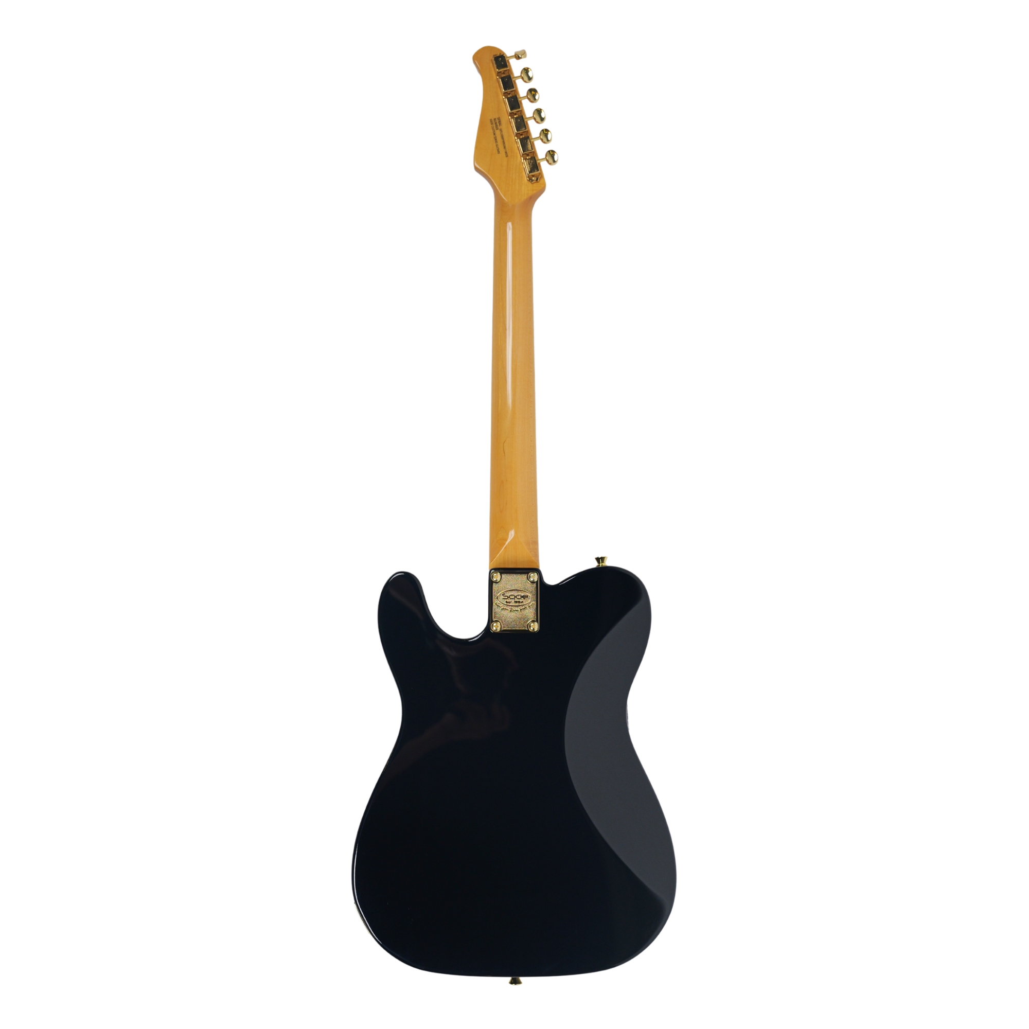SQOE SETL1000FR Phantom black Premium Custom Telecaster with Bigsby Tremolo ABS Case