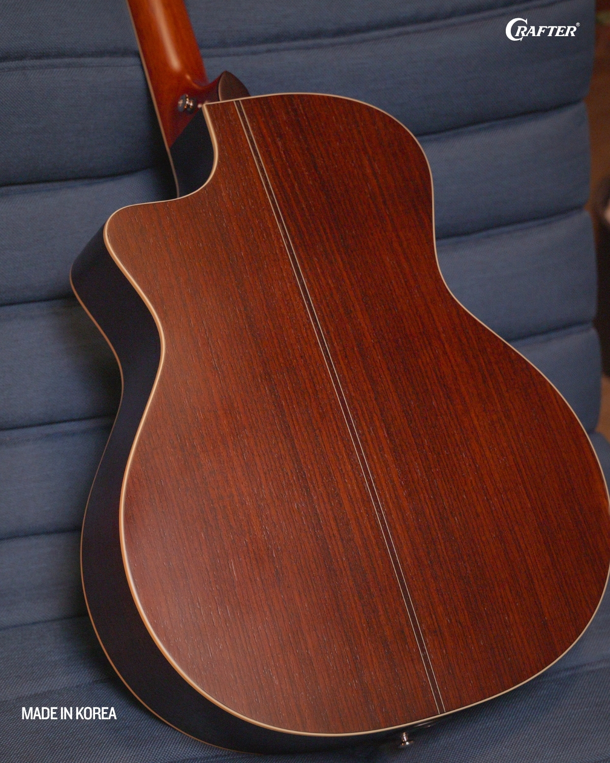 Crafter ES G ROSE CE Acoustic Electric Guitar All Solid Spruce Rosewood Guitar