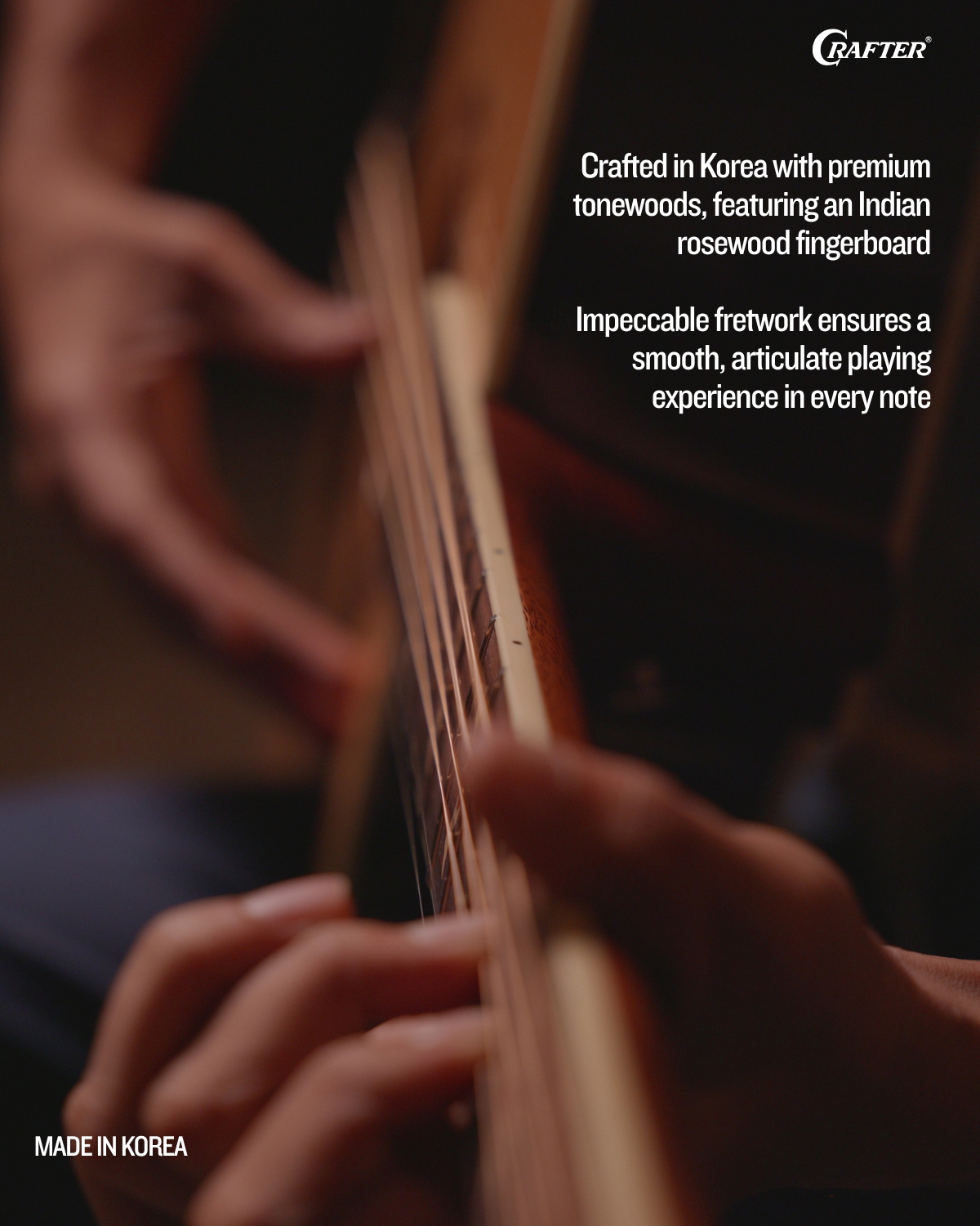 Crafter STG G18CE Acoustic Electric Guitar  Cedar Top Warm Tone Stage Guitar