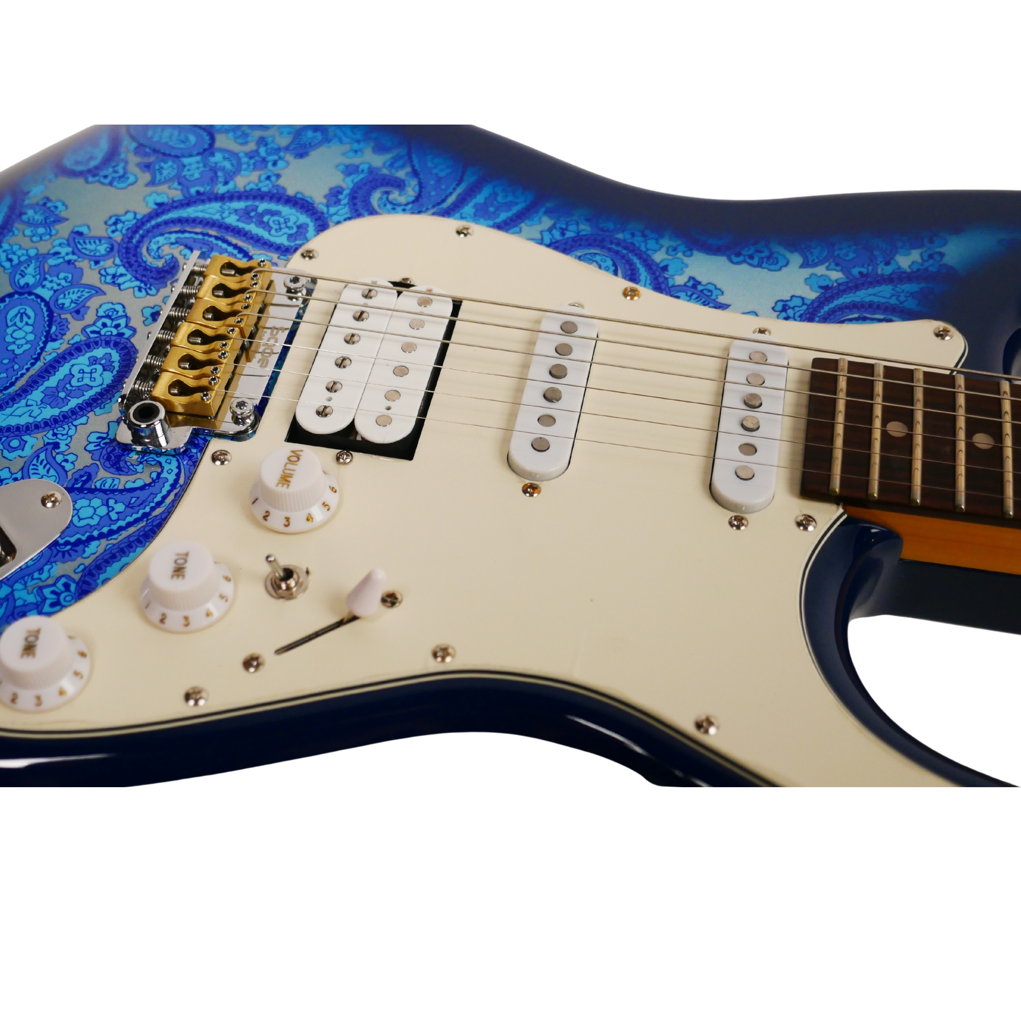 SQOE SEST1100 HSS - PAISLEY BLUE HARDCASE WITH KIT