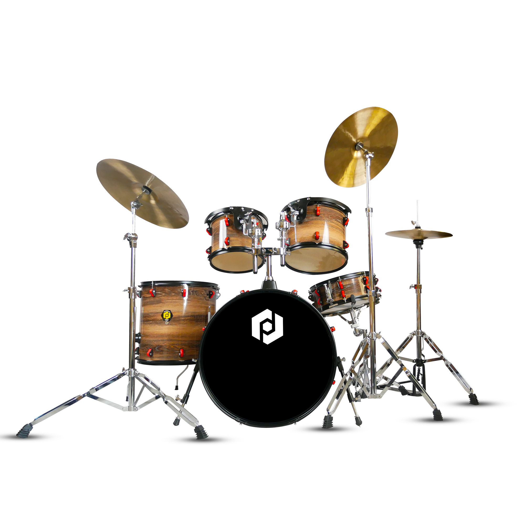 Procraft Acoustic Drum kit PRVM18 COFFEE
