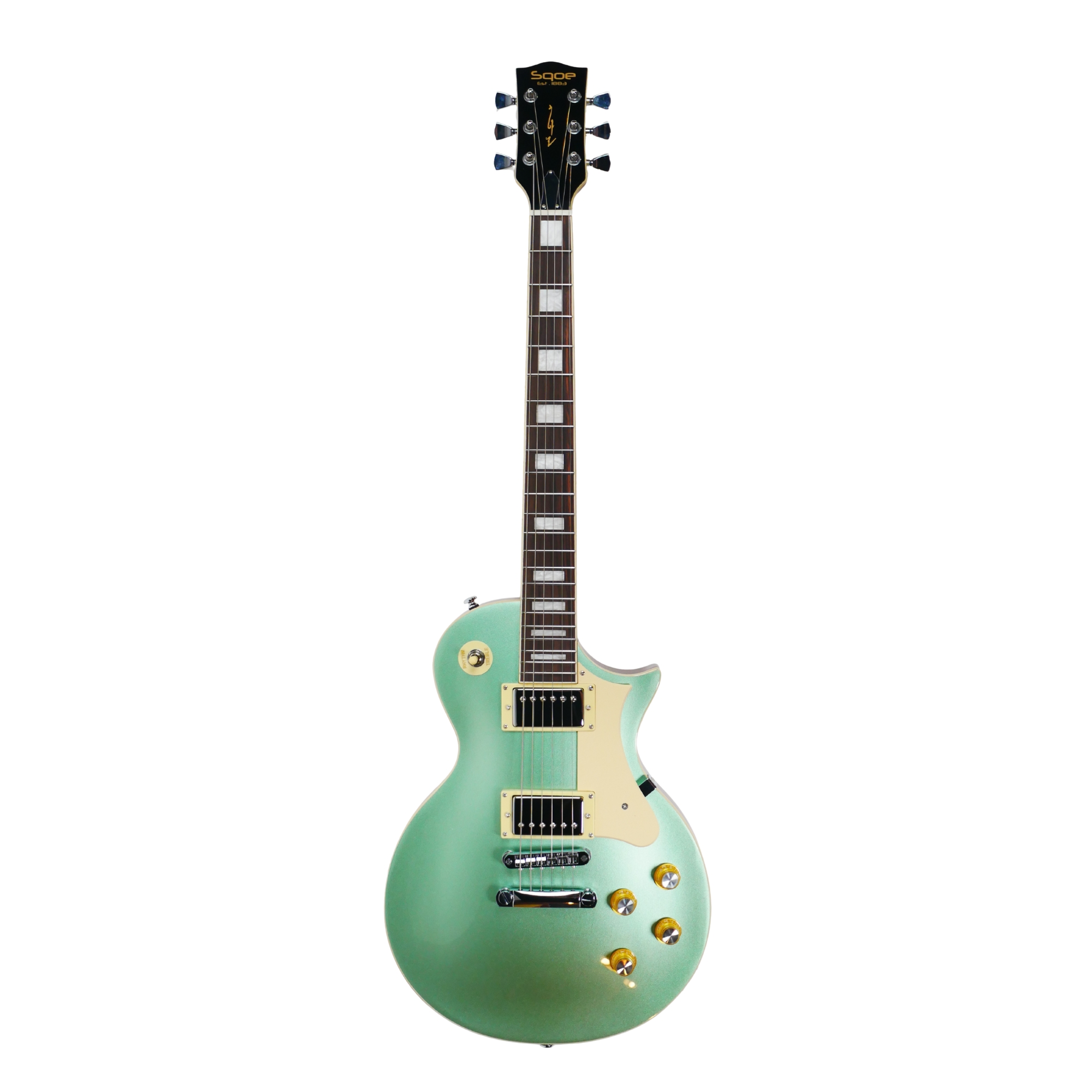 SQOE SELP110 Electric guitar Emerald Mist Les Paul Style