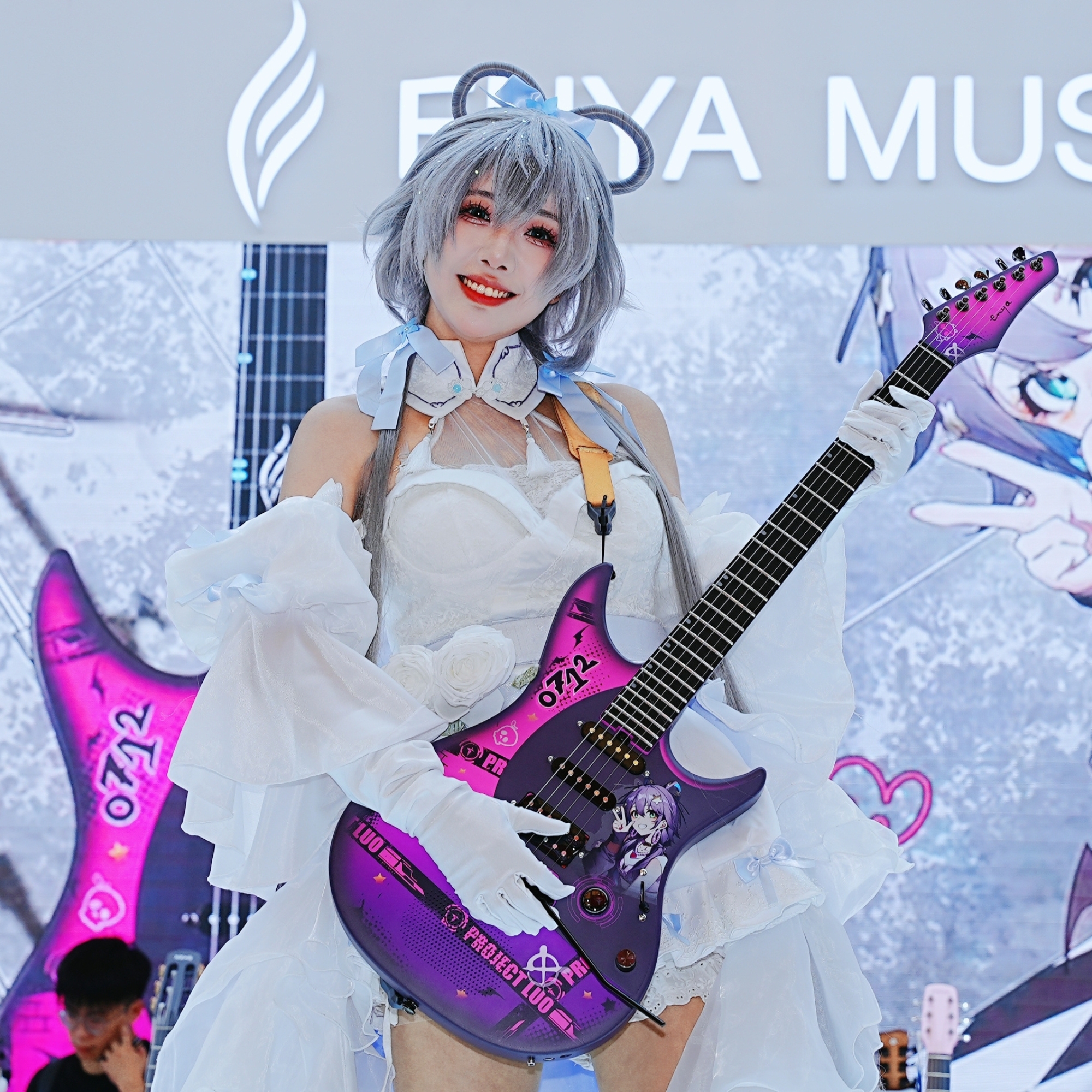 Enya Nova Inspire series Luo Tianyi smart electric guitar  exclusive thickened bag   Type-C charging cable