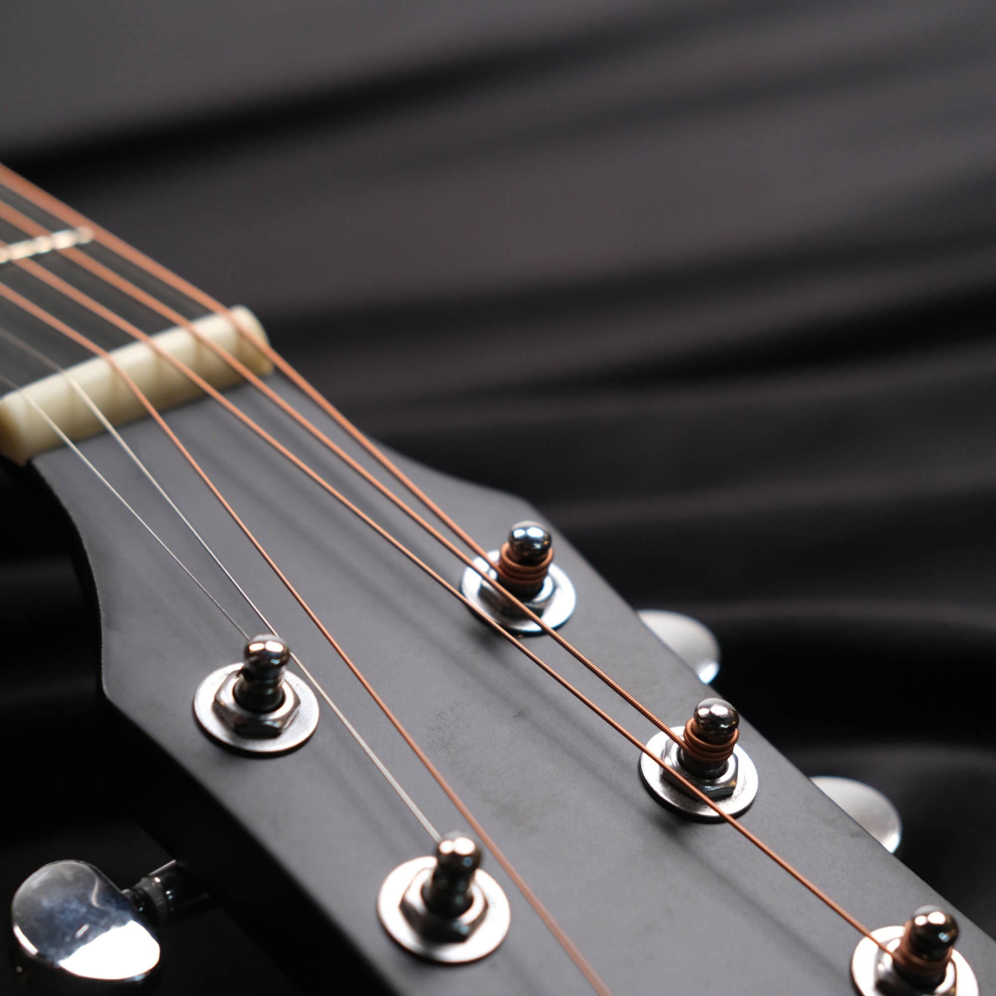 Richtone 39inch RT39CEQ 3 BAND EQ black matt cutaway guitar