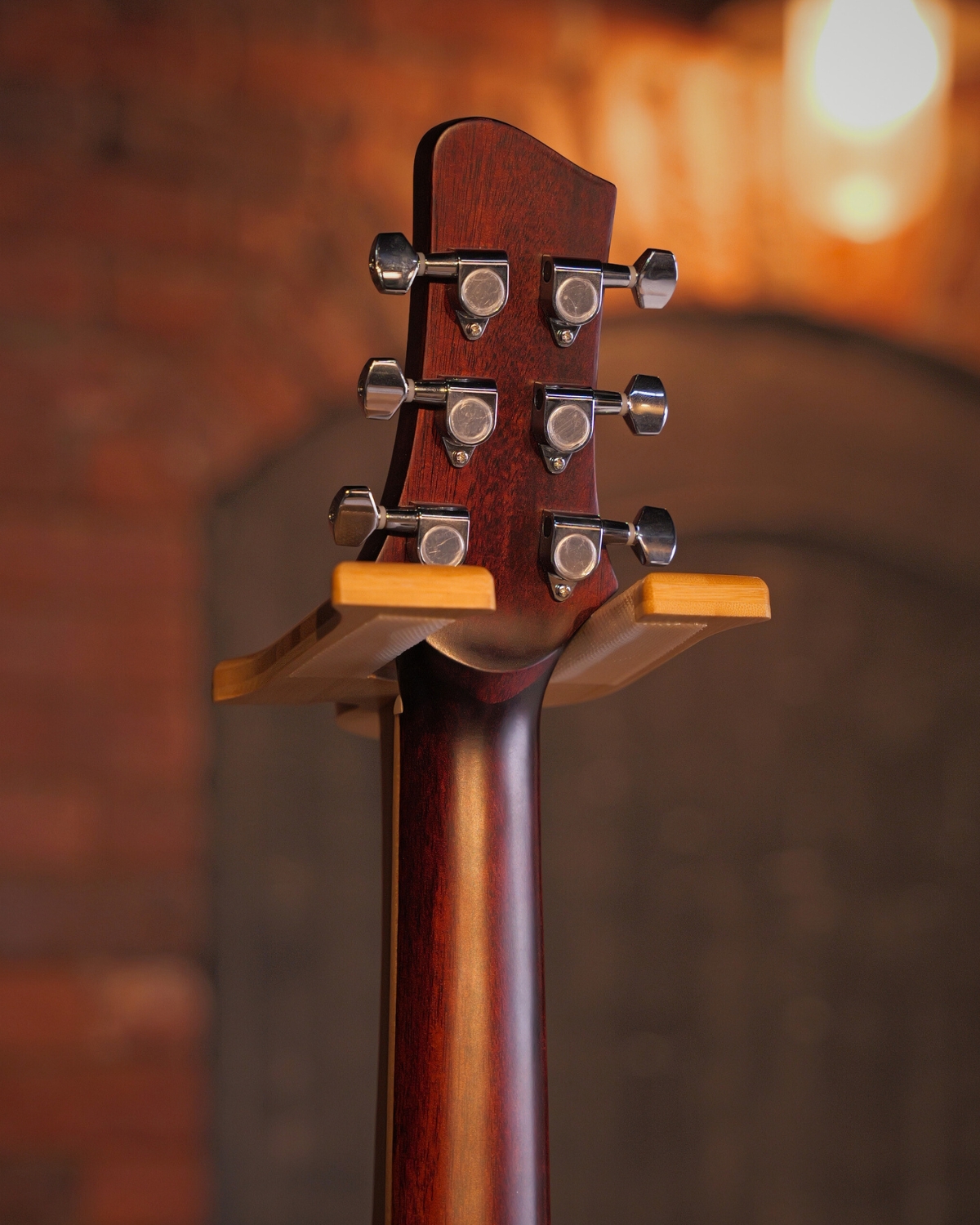 Strydom GS136E Semi-acoustic guitar Natural all Mahogany