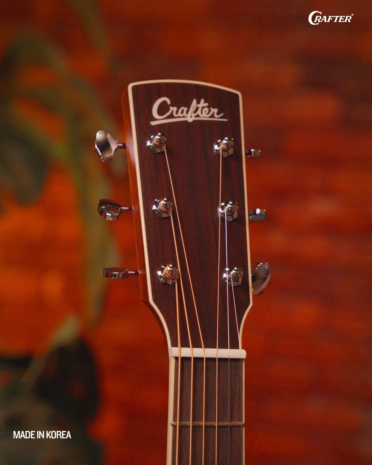 Crafter ES G ROSE CE Acoustic Electric Guitar All Solid Spruce Rosewood Guitar