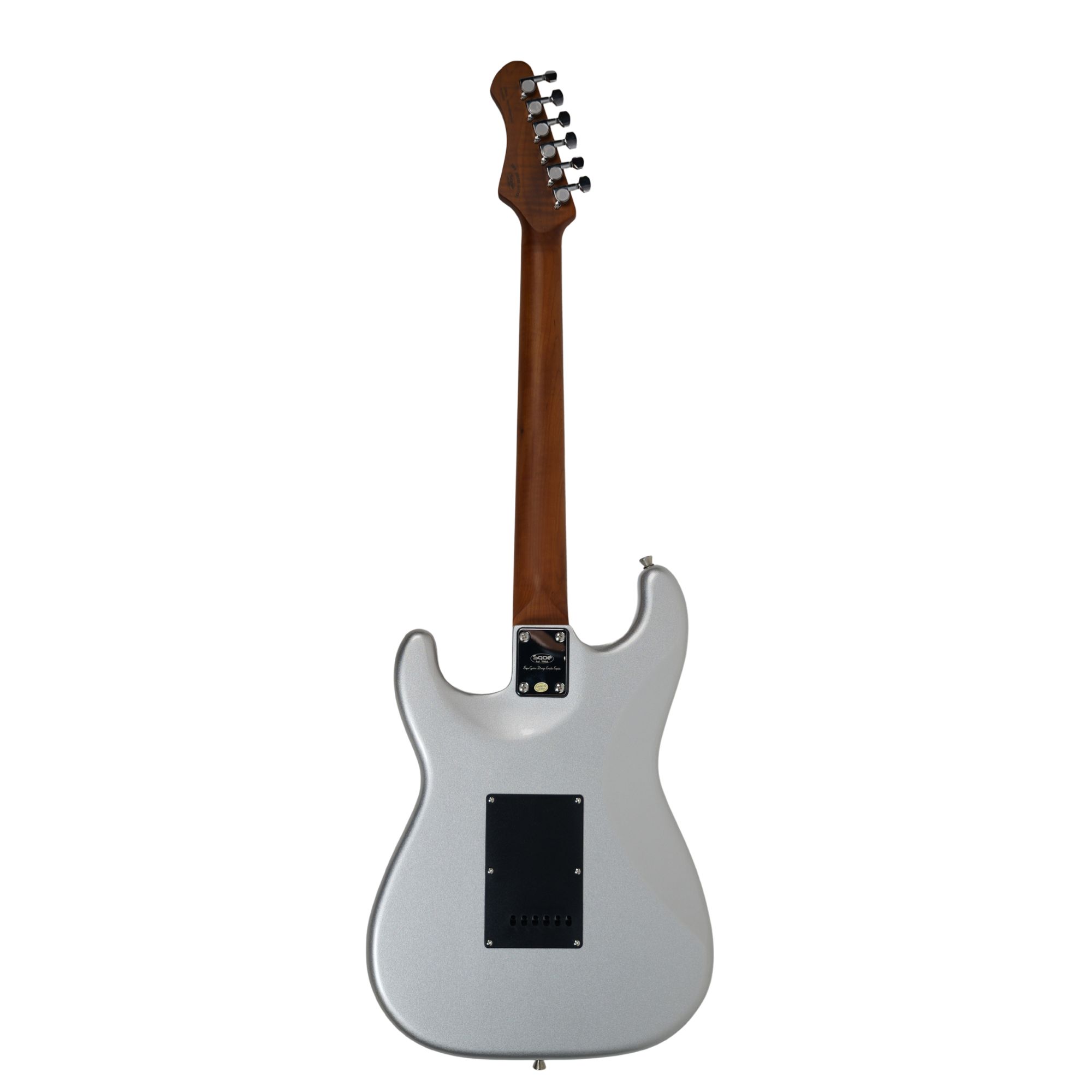 SQOE SEST610 HSS Electric Guitar - Frosted Silver