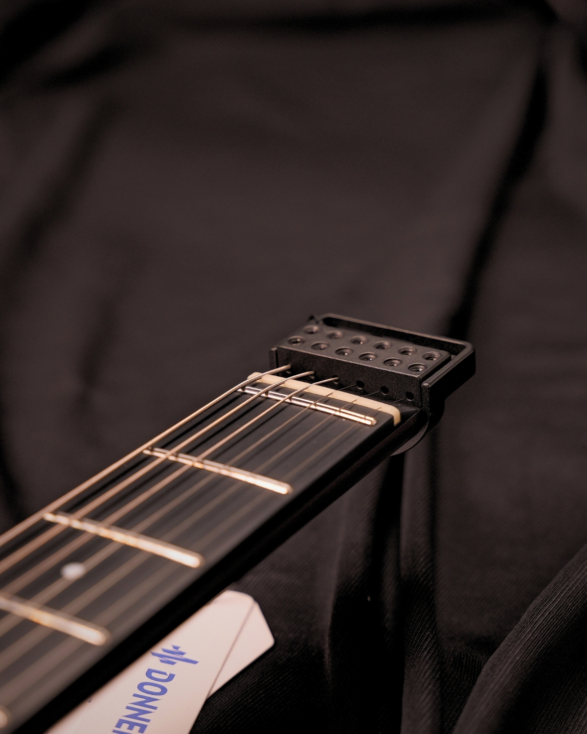 Donner HUSH X PRO midnight glow Electric Guitar Kit - Smart Travel Guitar with Dozens of Preset Combinations 7 Tone Sim Options