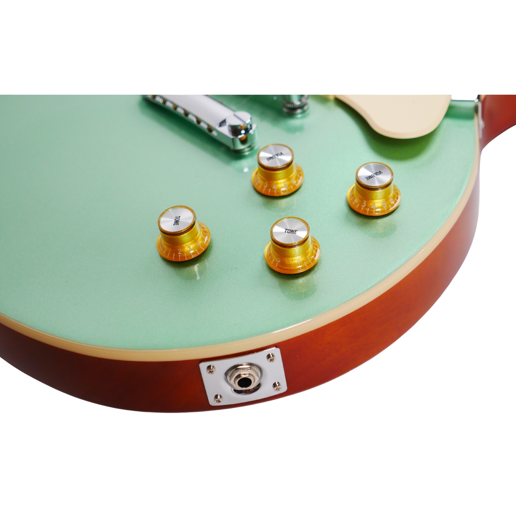 SQOE SELP110 Electric guitar Emerald Mist Les Paul Style