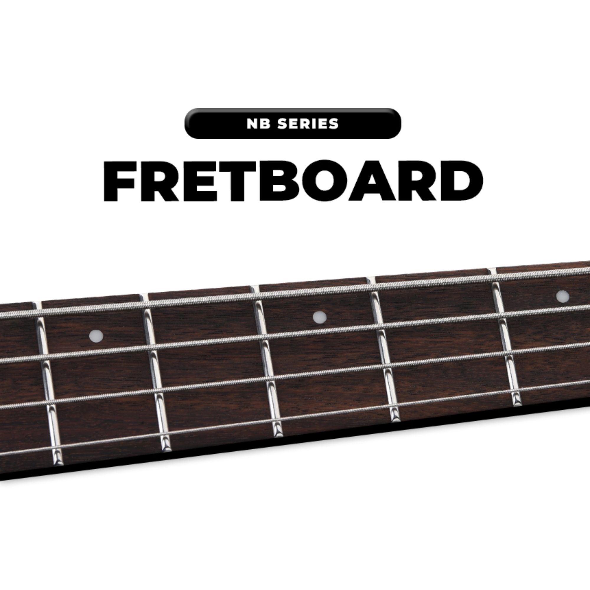 Hex NB300S BK BLACK Headless bass 4 string SS frets