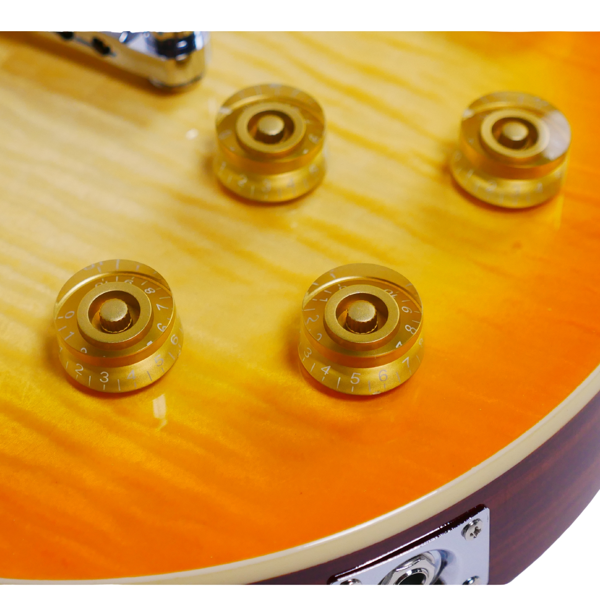 SQOE SELP900 Lemon burst Les Paul Electric Guitar with Hardcase