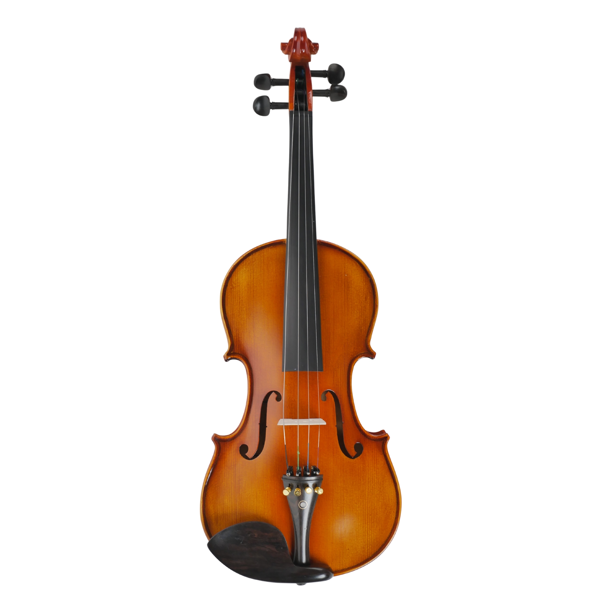 PR VNF103E Acoustic Violin Spruce Top Flame Maple Ebony Fittings Bow Case