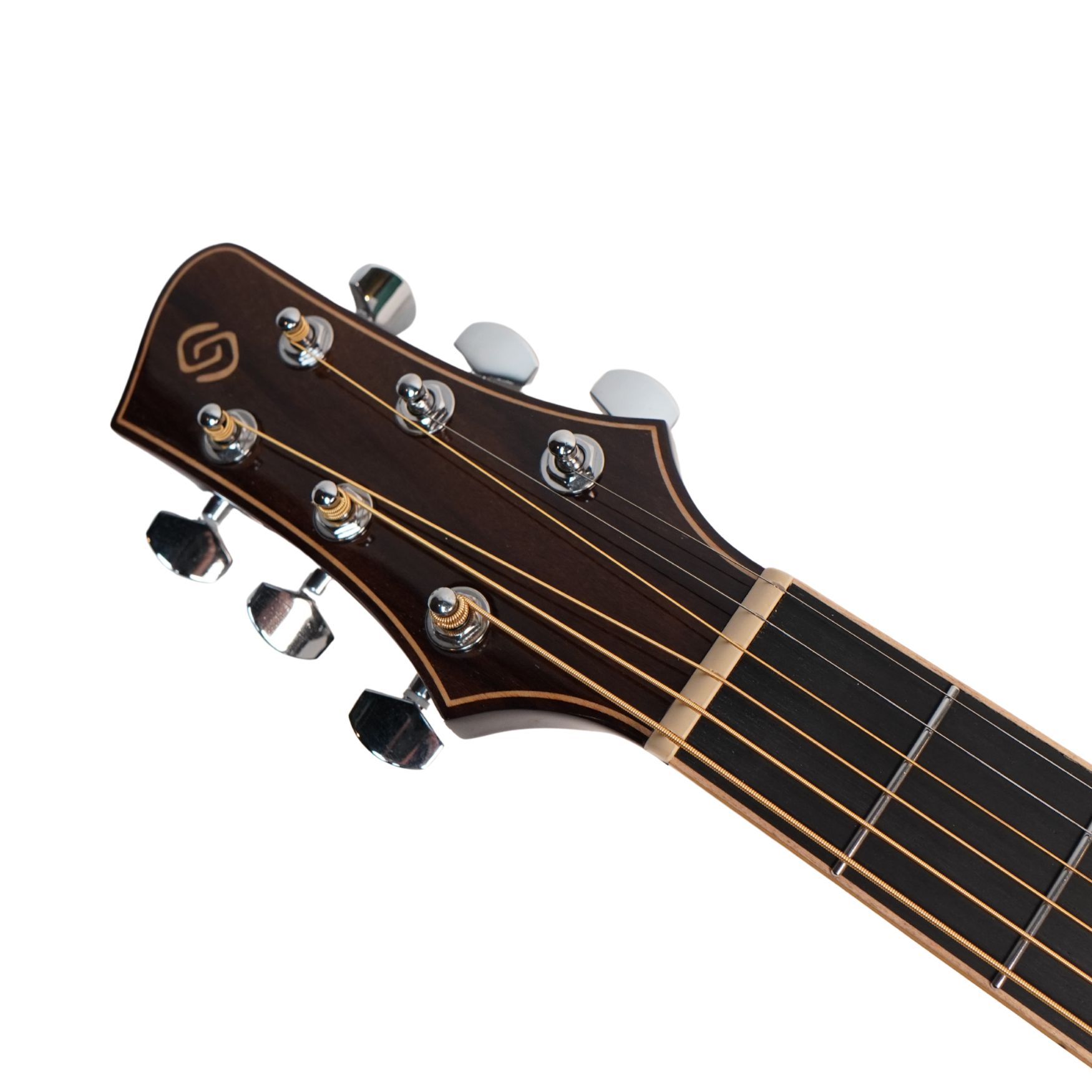Strydom F139C 39inch all mahogany acoustic guitar trans black gloss