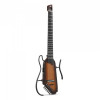 Donner HUSH C Acoustic-Electric Nylon String Classical Guitar– Ultra-Lightweight Travel Guitar with Built-In Tuner, HPS-II Preamp, Headphone Jack &amp; Quick-Release handle – Sunburst