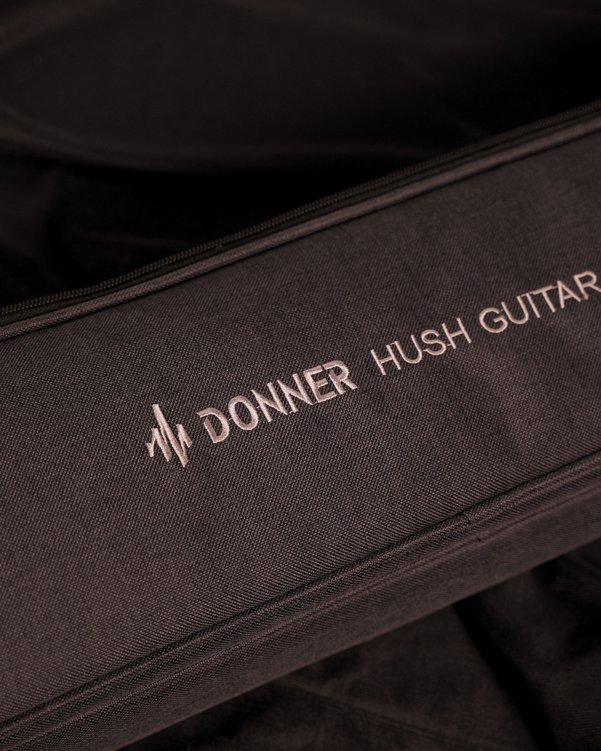 Donner HUSH X PRO white luxe Electric Guitar Kit - Smart Travel Guitar with Dozens of Preset Combinations 7 Tone Sim Options