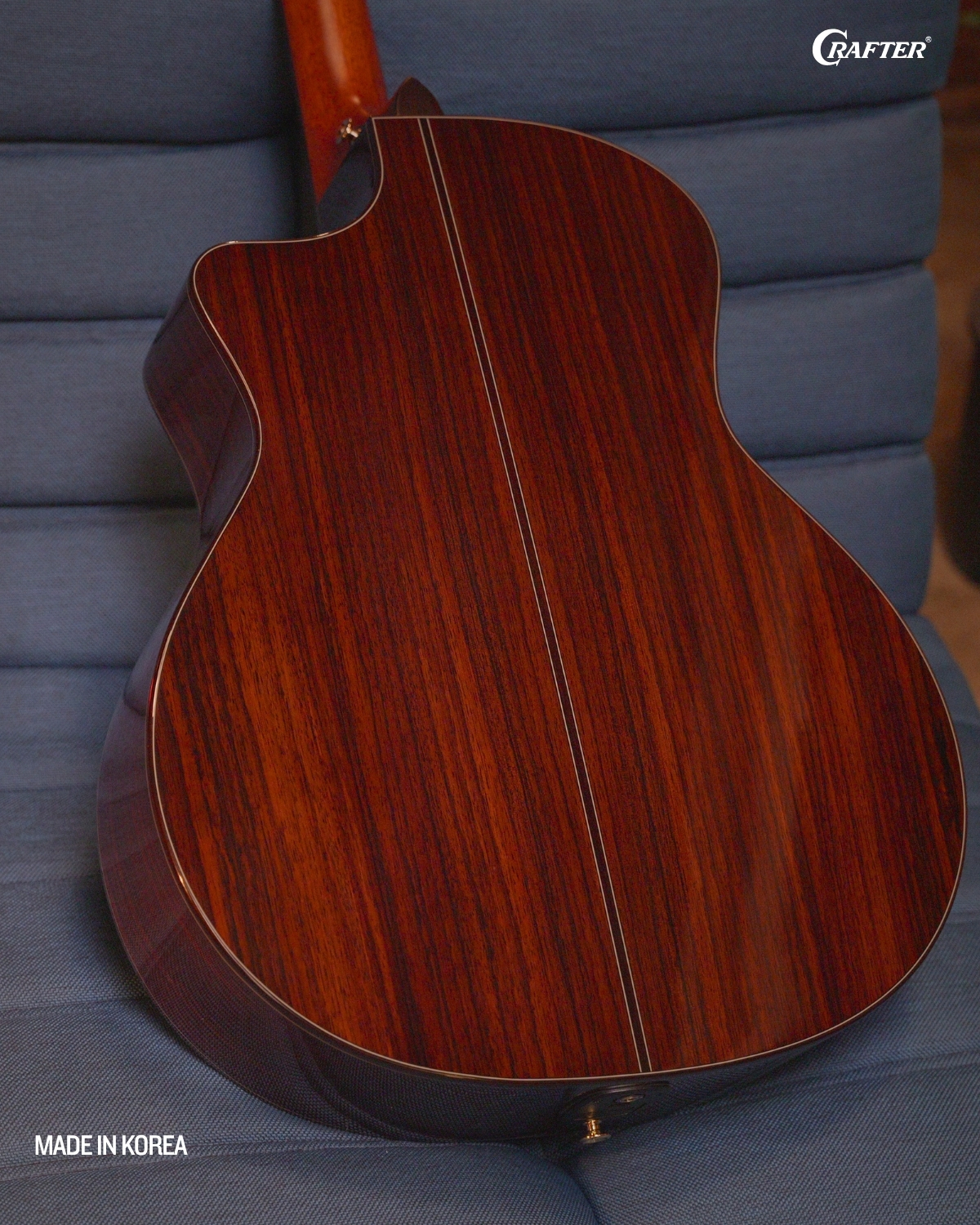 Crafter SRP G36CE Acoustic Electric Guitar Solid Top Back Premium Guitar