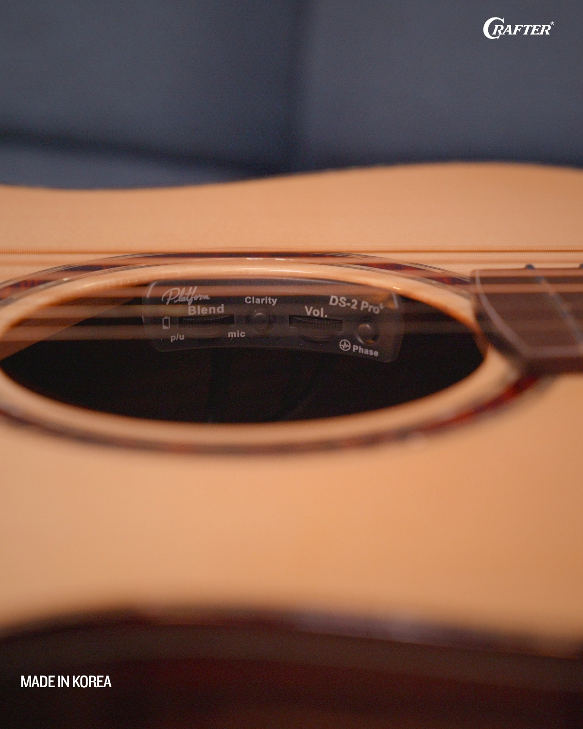 Crafter SRP G36CE Acoustic Electric Guitar Solid Top Back Premium Guitar