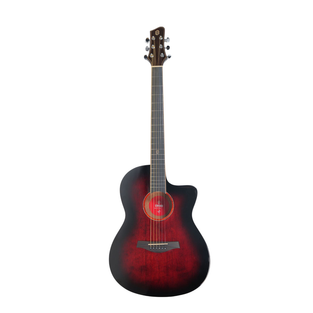 Image of Strydom F239C 39inch Acoustic guitar Cherry red gloss
