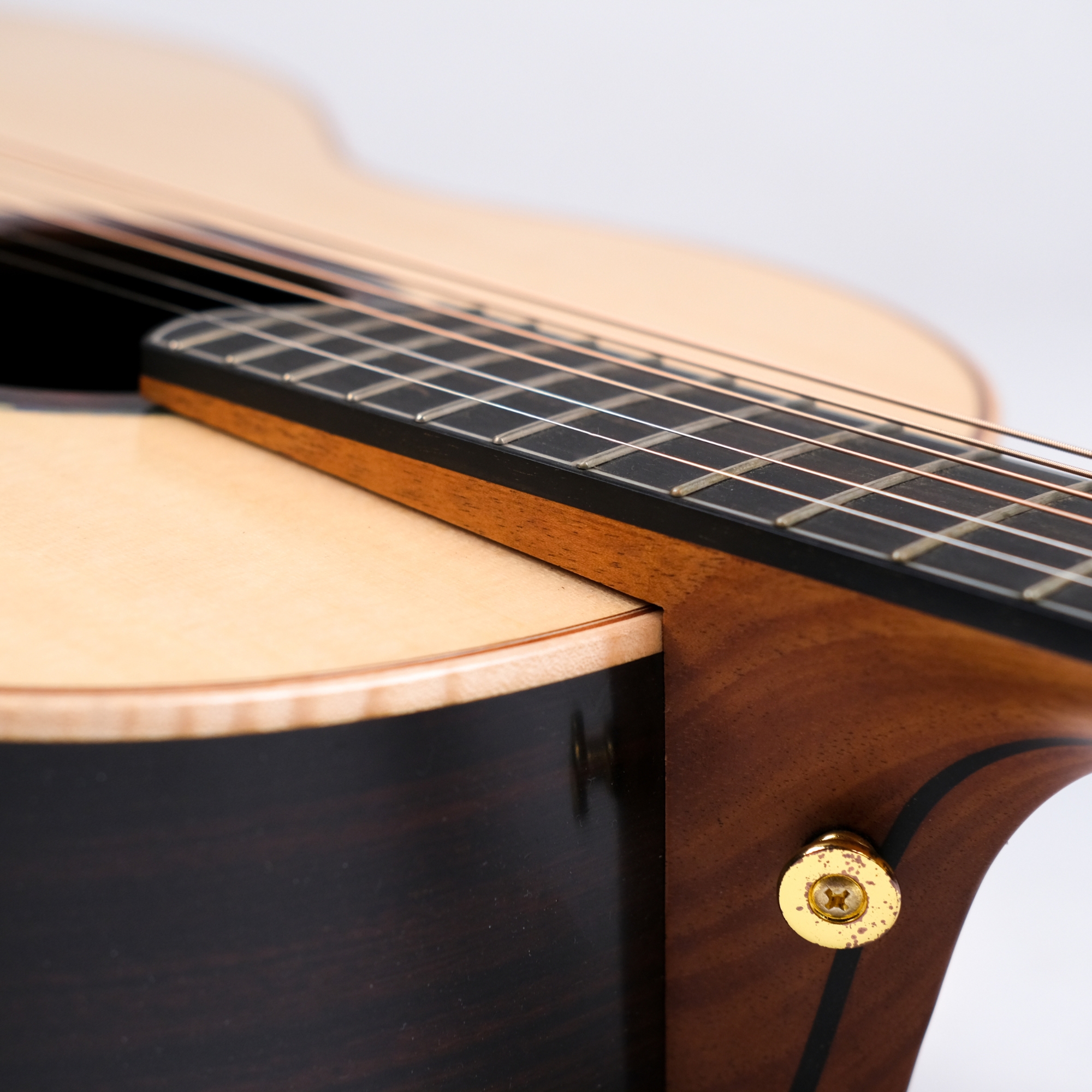 Hsienmo F shape custom 3A Spruce 3A wild east indian rosewood acoustic guitar